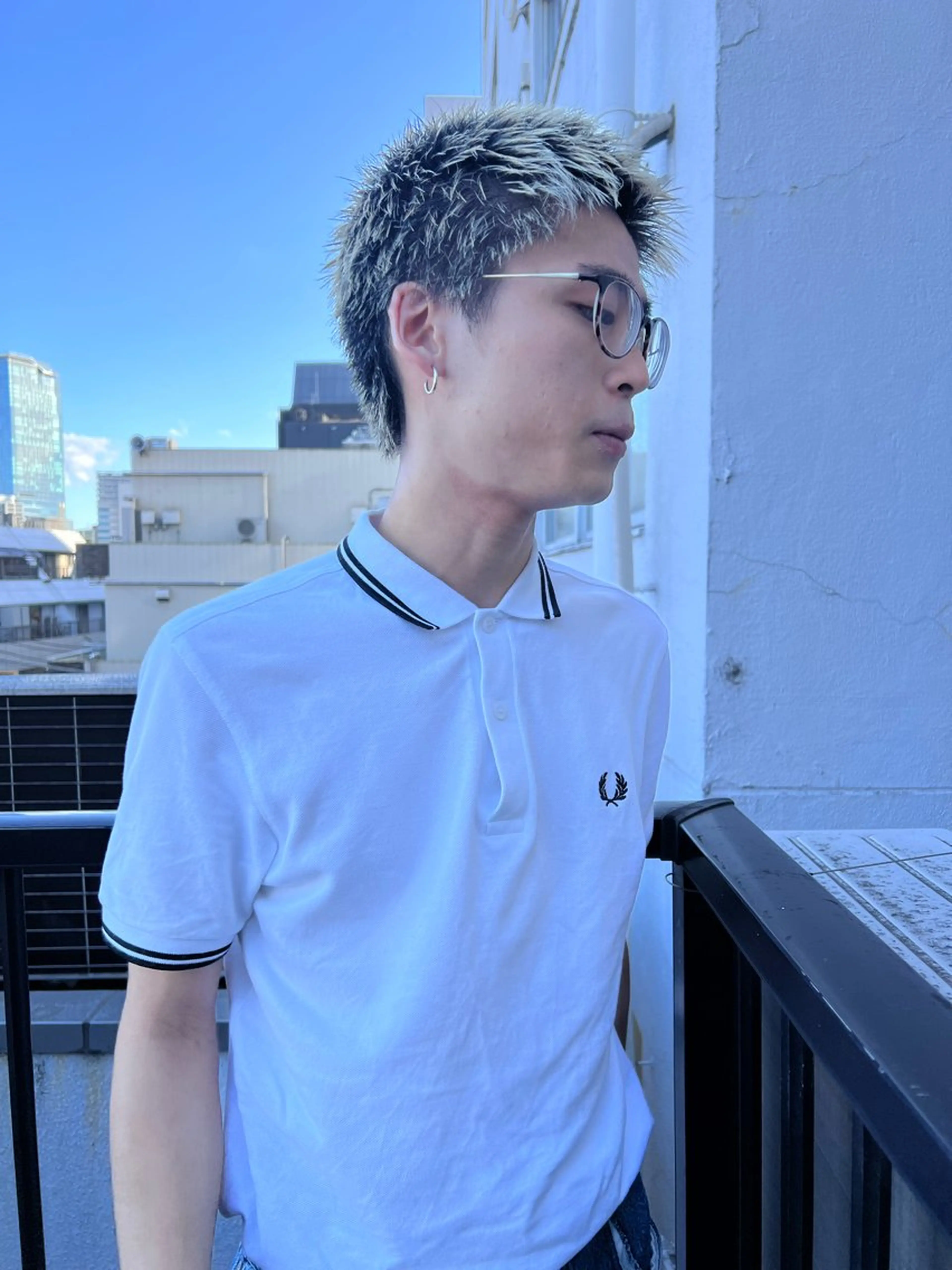 ショート カラー メンズ カット ヘアカラー メンズスタイリスト リュウジのヘアスタイル