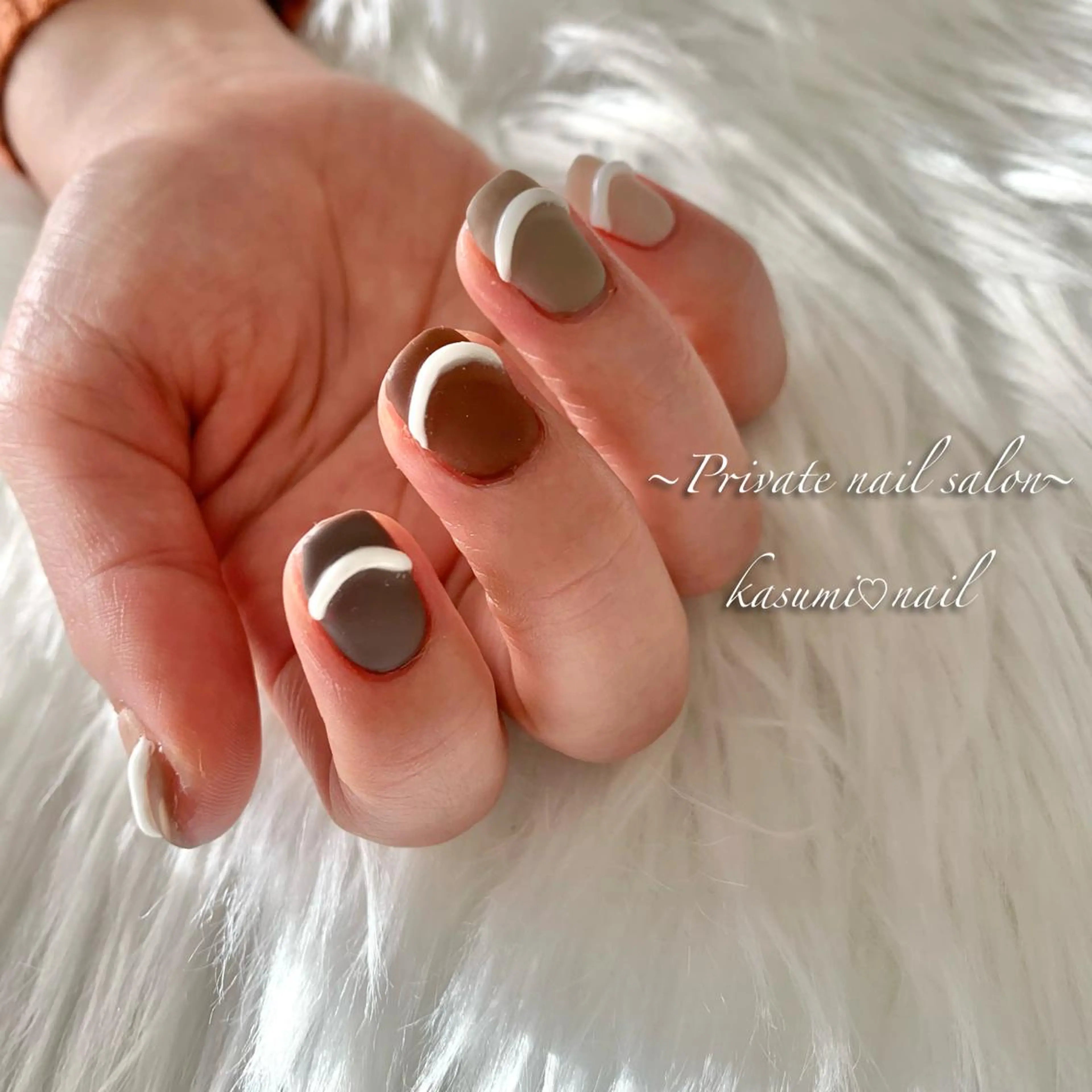 ネイル アートネイル ラメ(グリッター) マグネットネイル ミラーネイル 持ち込み KASUMI♡ Nailのネイルデザイン