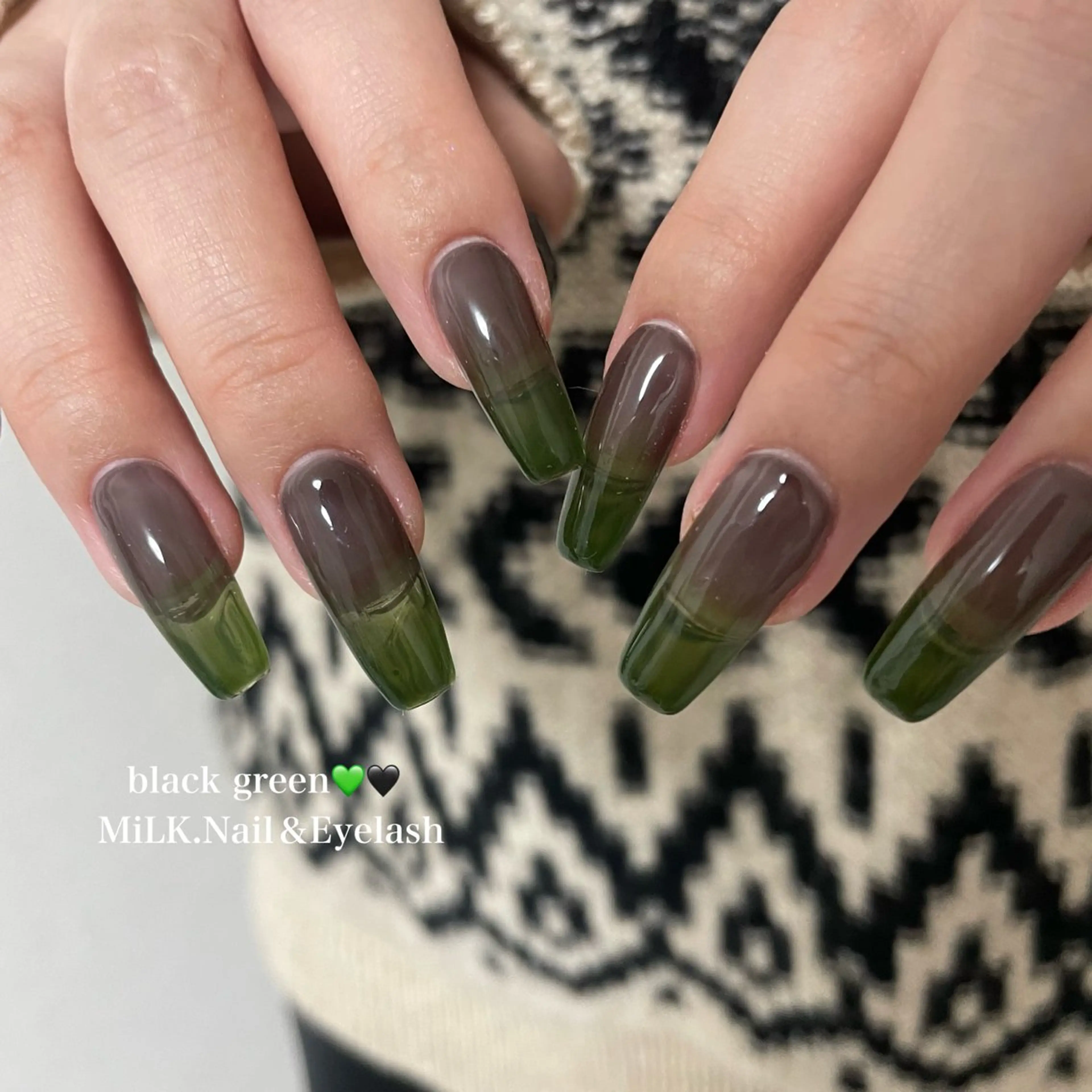 ネイル ハンドネイル MiLK. Nail&Eyelash所属・MiLK. wakaのマツエク・マツパデザイン