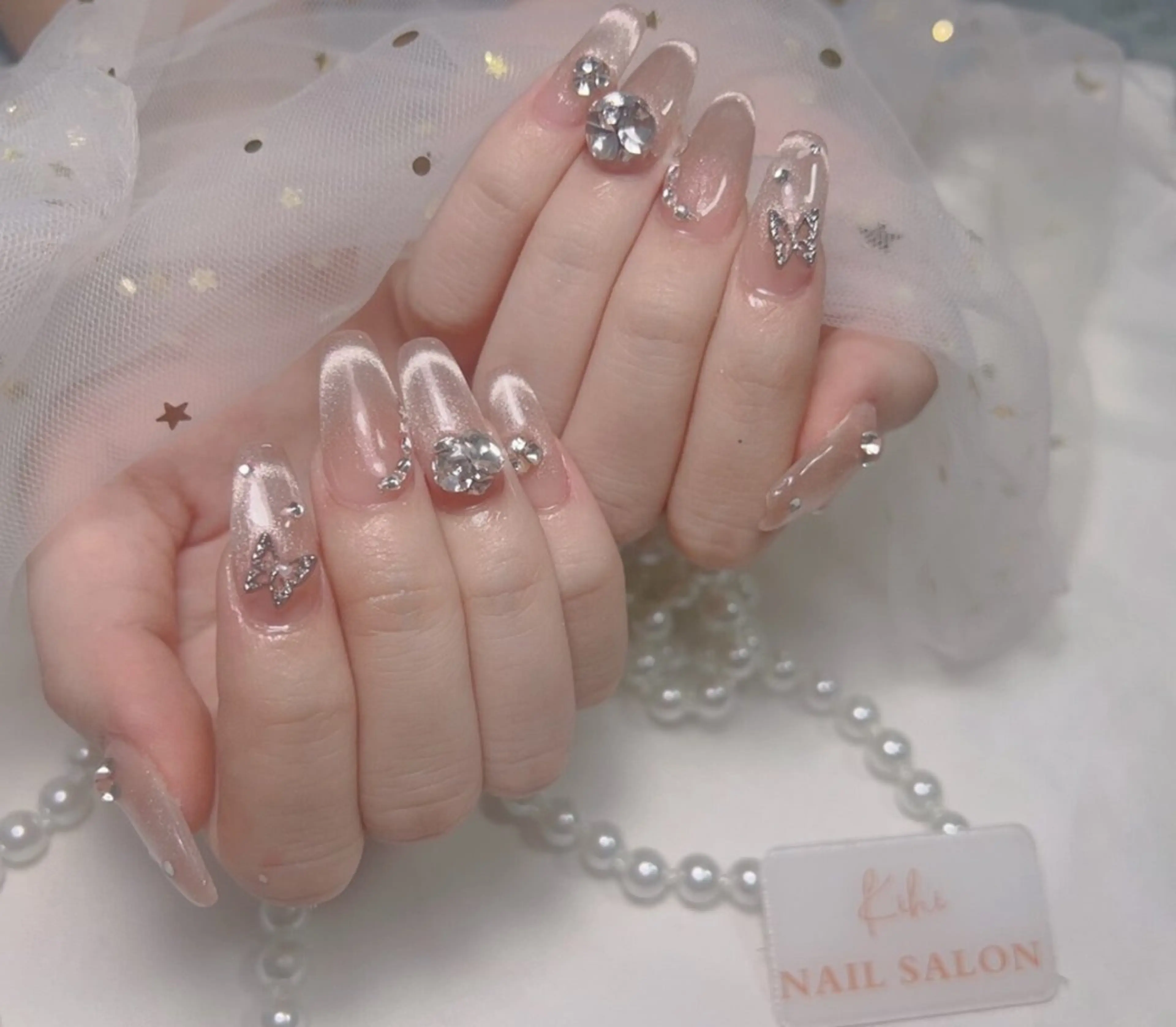 ネイル アートネイル フレンチネイル ジェルネイル グラデーション 韓国ネイル 村中 ハナのネイルデザイン