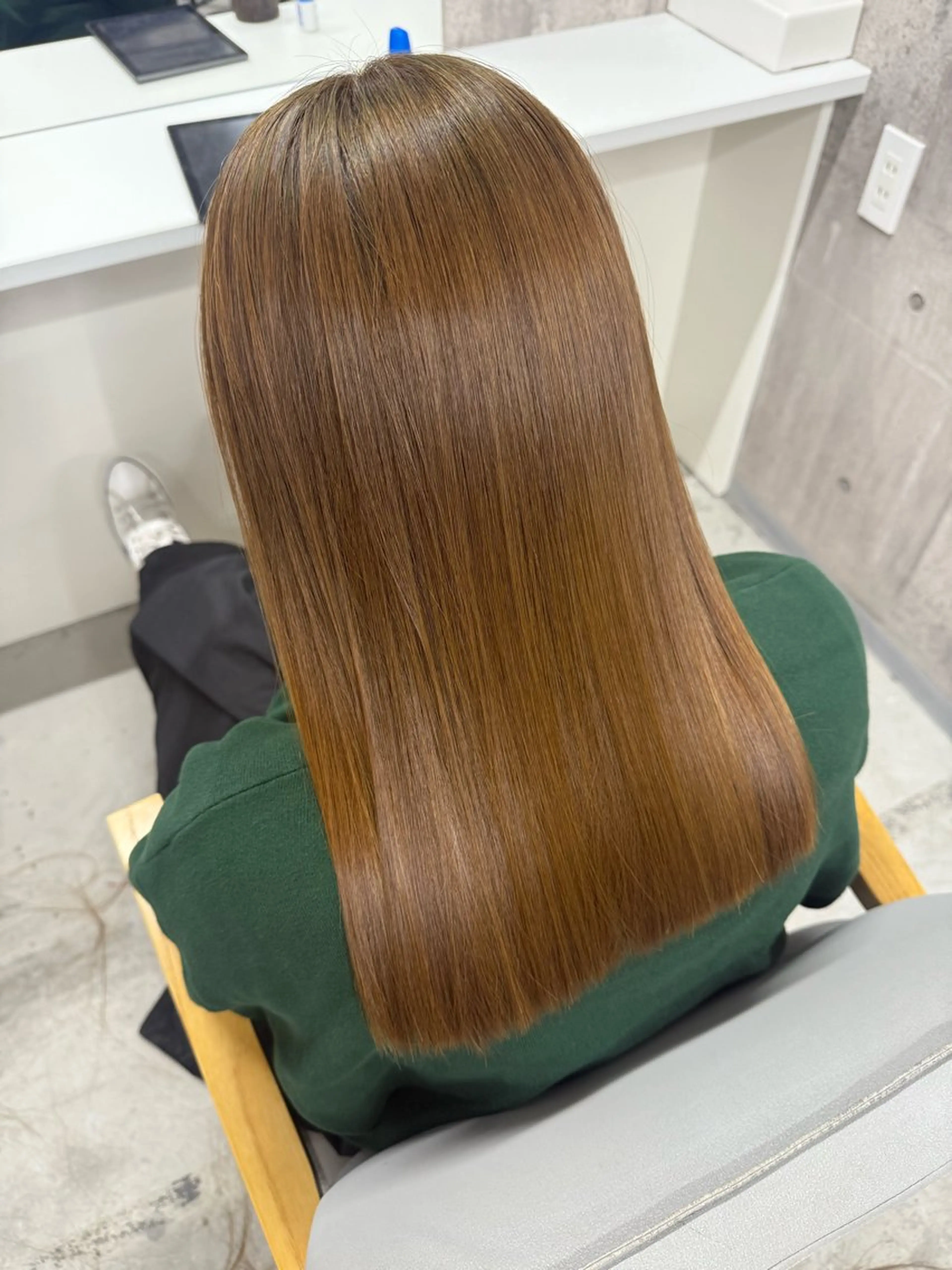 ロング カット ヘアカラー トリートメント 髪質改善ageless所属・ageless/ marina髪質改善のヘアスタイル