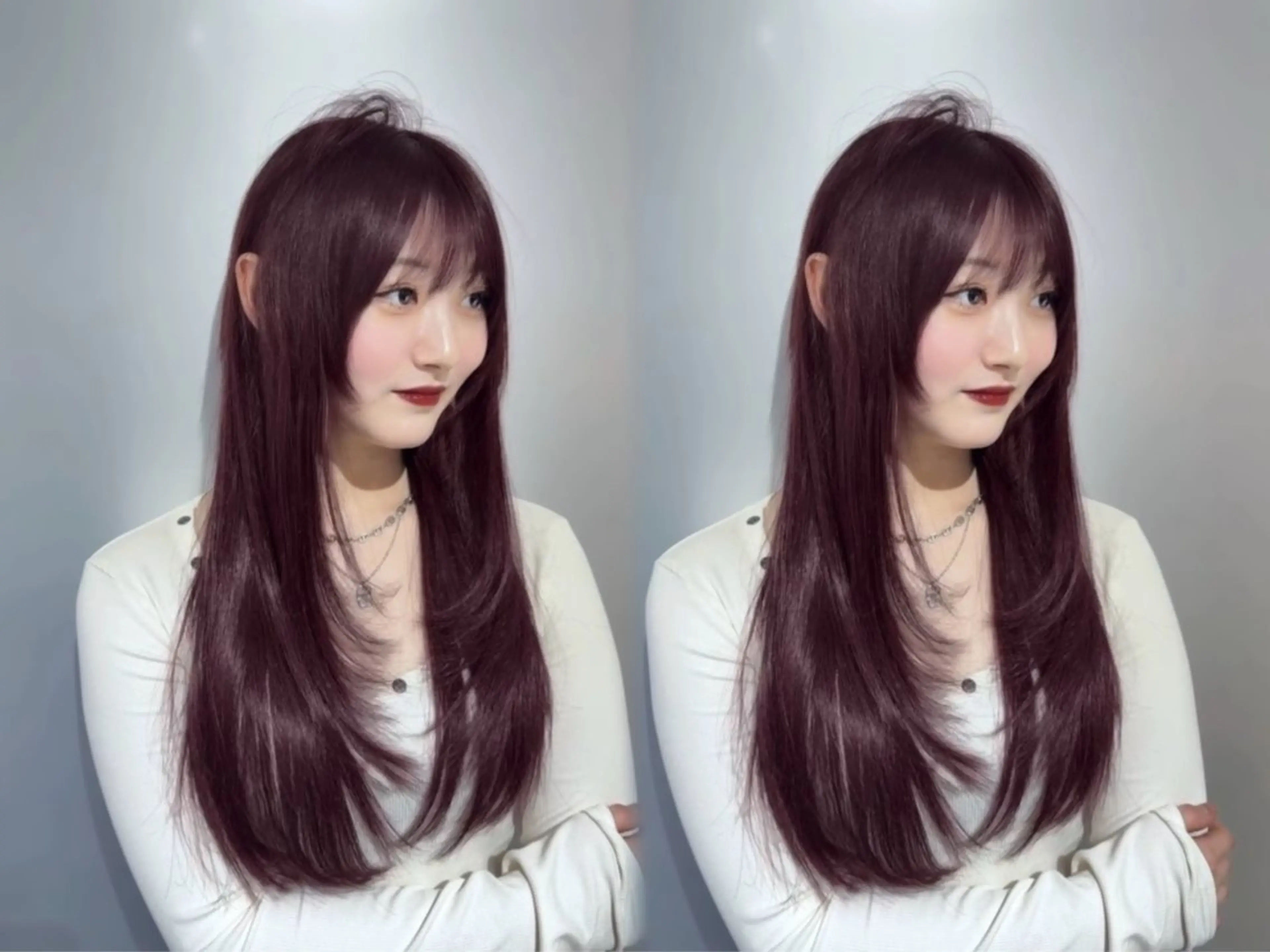 ロング ヘアカラー トリートメント 新宿♡暖色カラー/ エクステ/スズ🍒のヘアスタイル