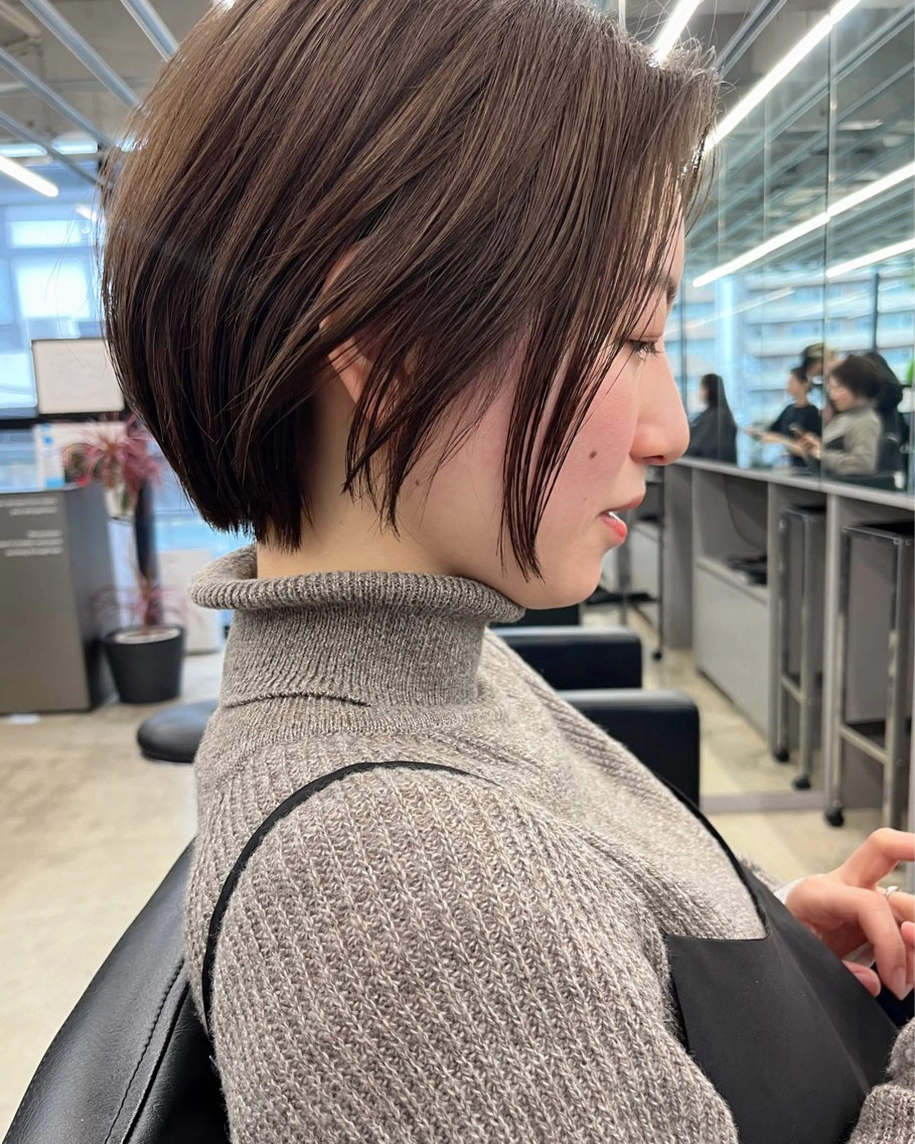 ショート カラー カット ヘアカラー ダブルカラー/ ケアブリーチ/クニトのヘアスタイル