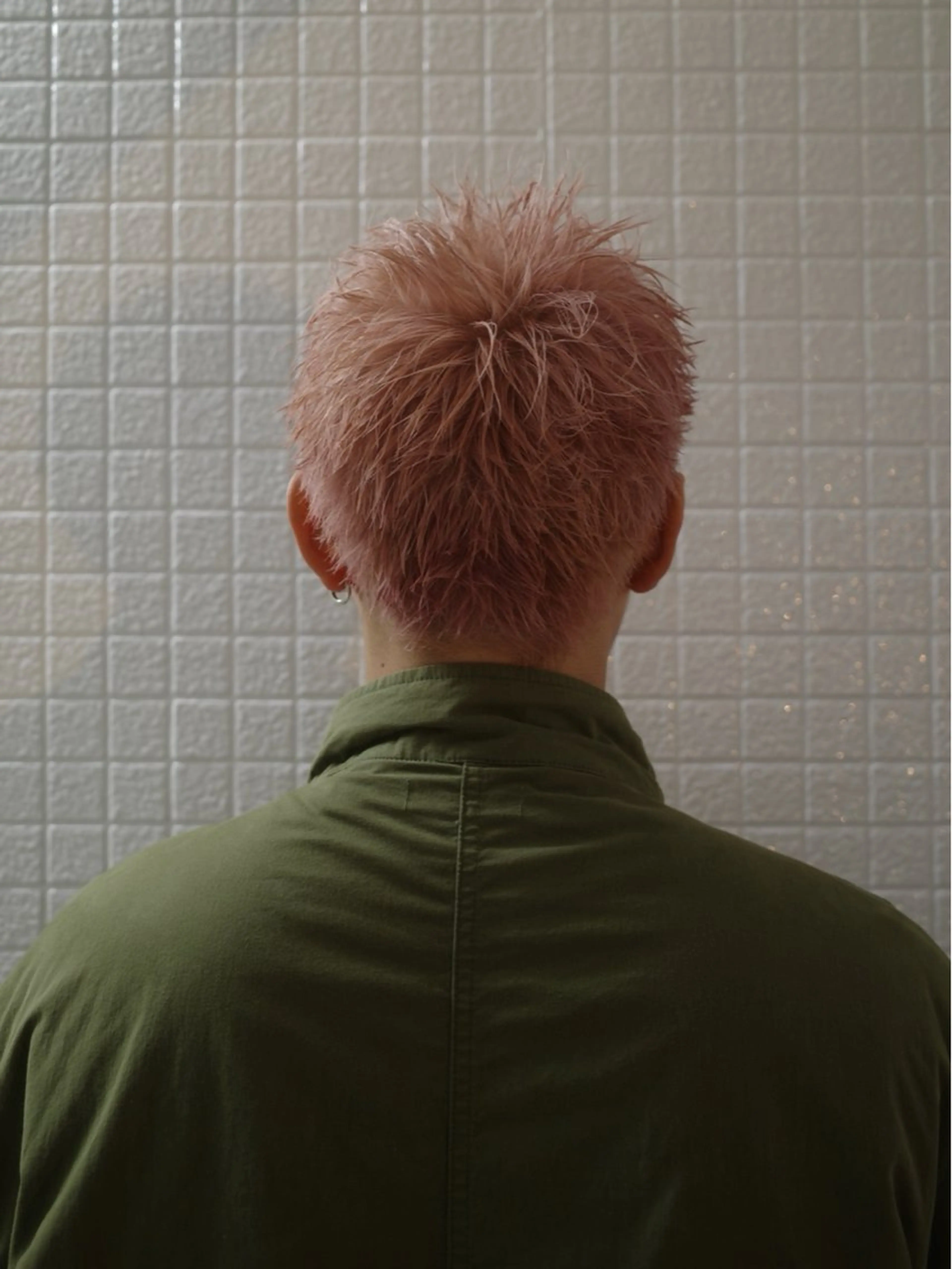 ショート カラー メンズ ピンクカラー ショートヘア カット ヘアカラー トリートメント DX所属・✨メンズスタイル✨ Daiのヘアスタイル