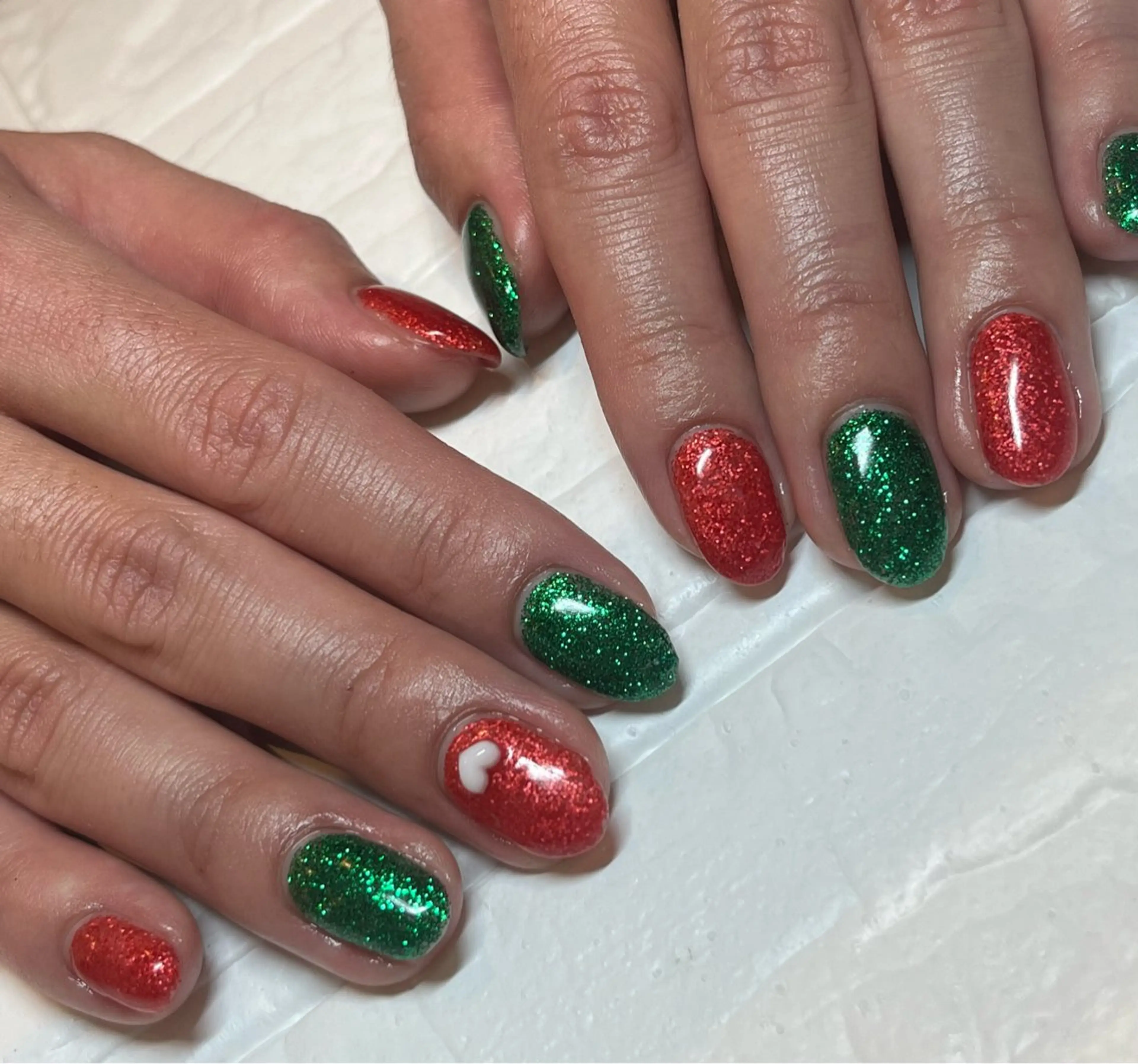 ネイル 冬ネイル クリスマス Pearl nail辻堂店所属・Pearl nail 辻堂店/ ちかこのネイルデザイン