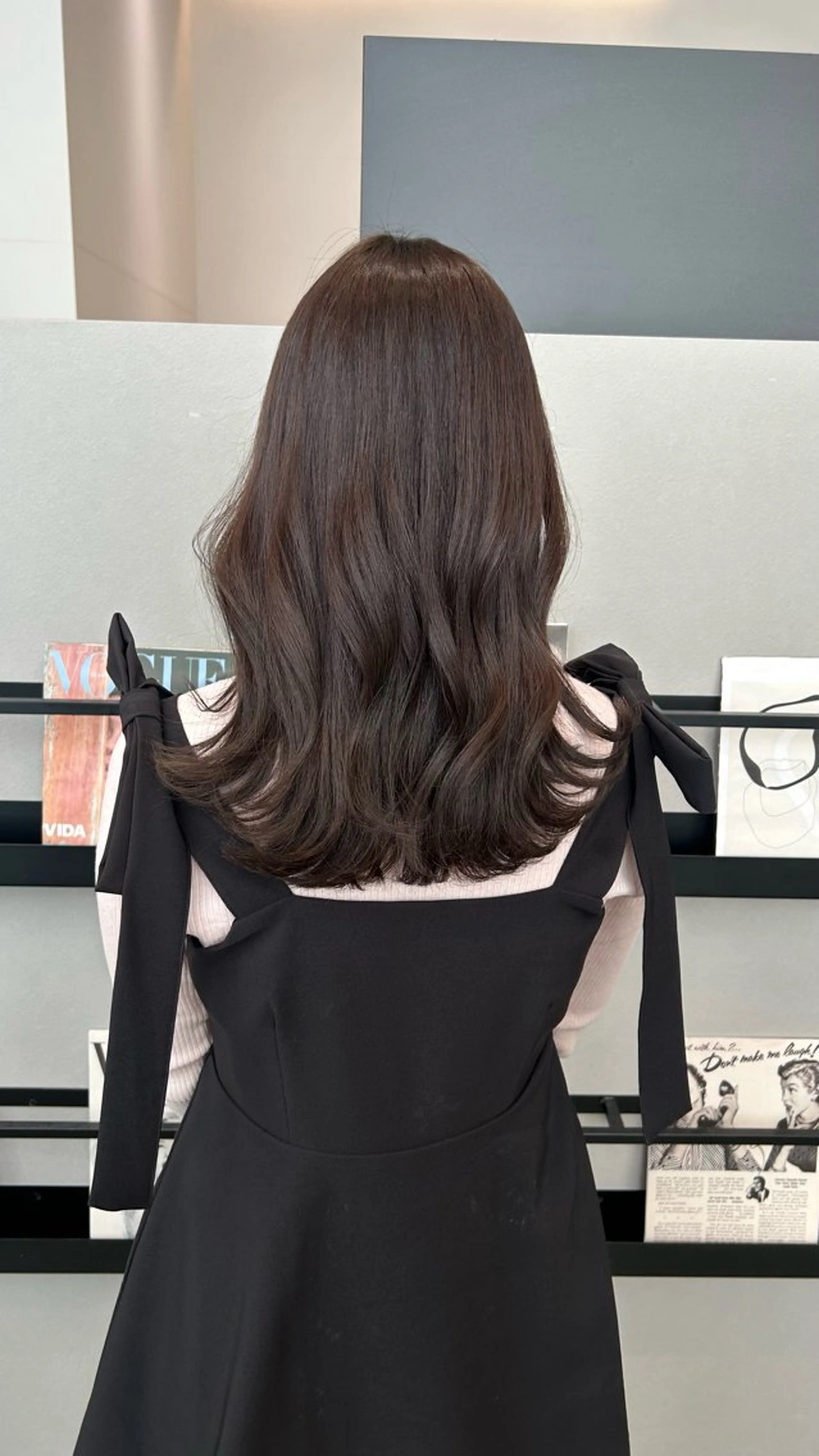 セミロング カラー 透明感カラー k-twoういのヘアスタイル