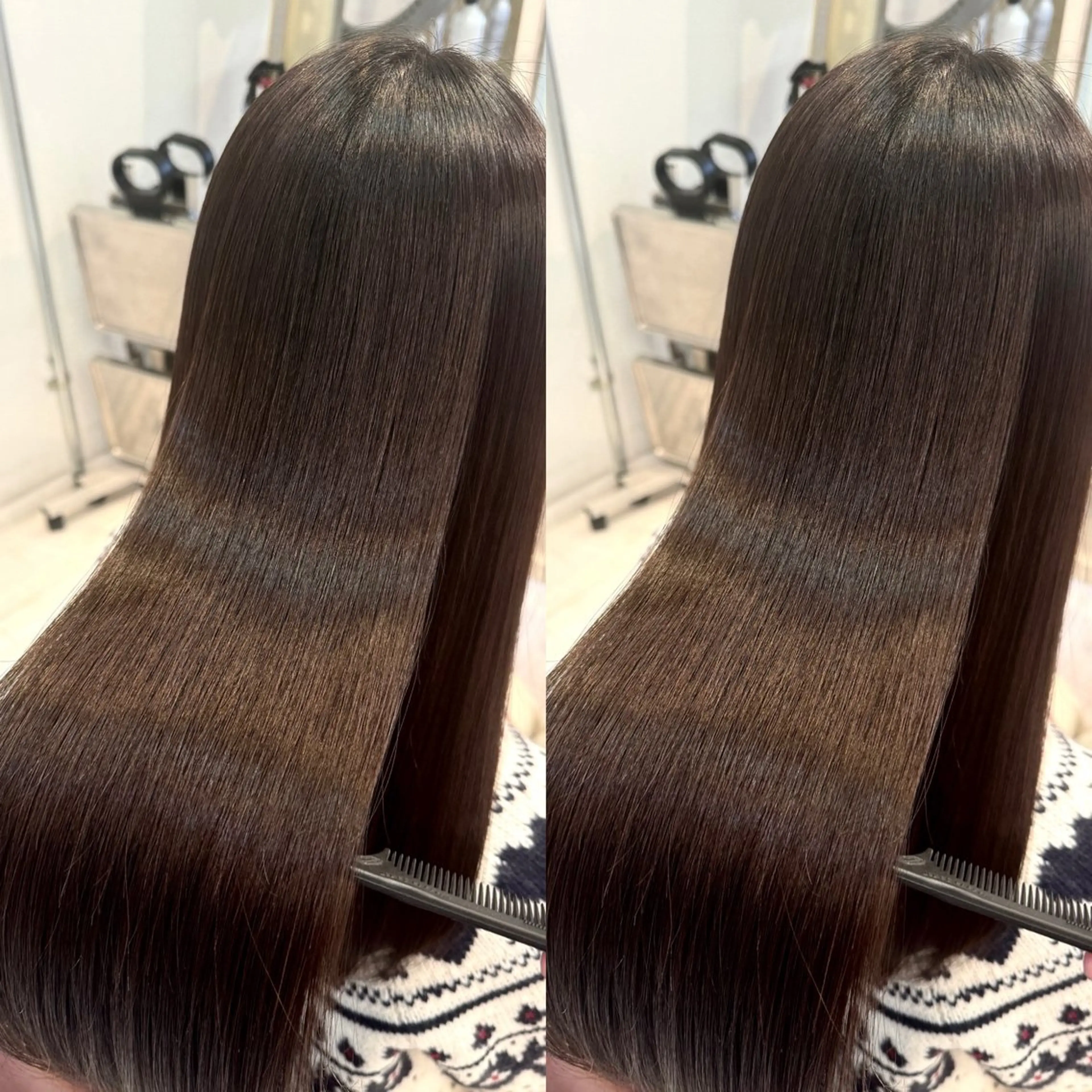 ロング 縮毛矯正 トリートメント F Beauty表参道所属・髪質改善/縮毛矯正/ 酸性ストレート/ガブのヘアスタイル