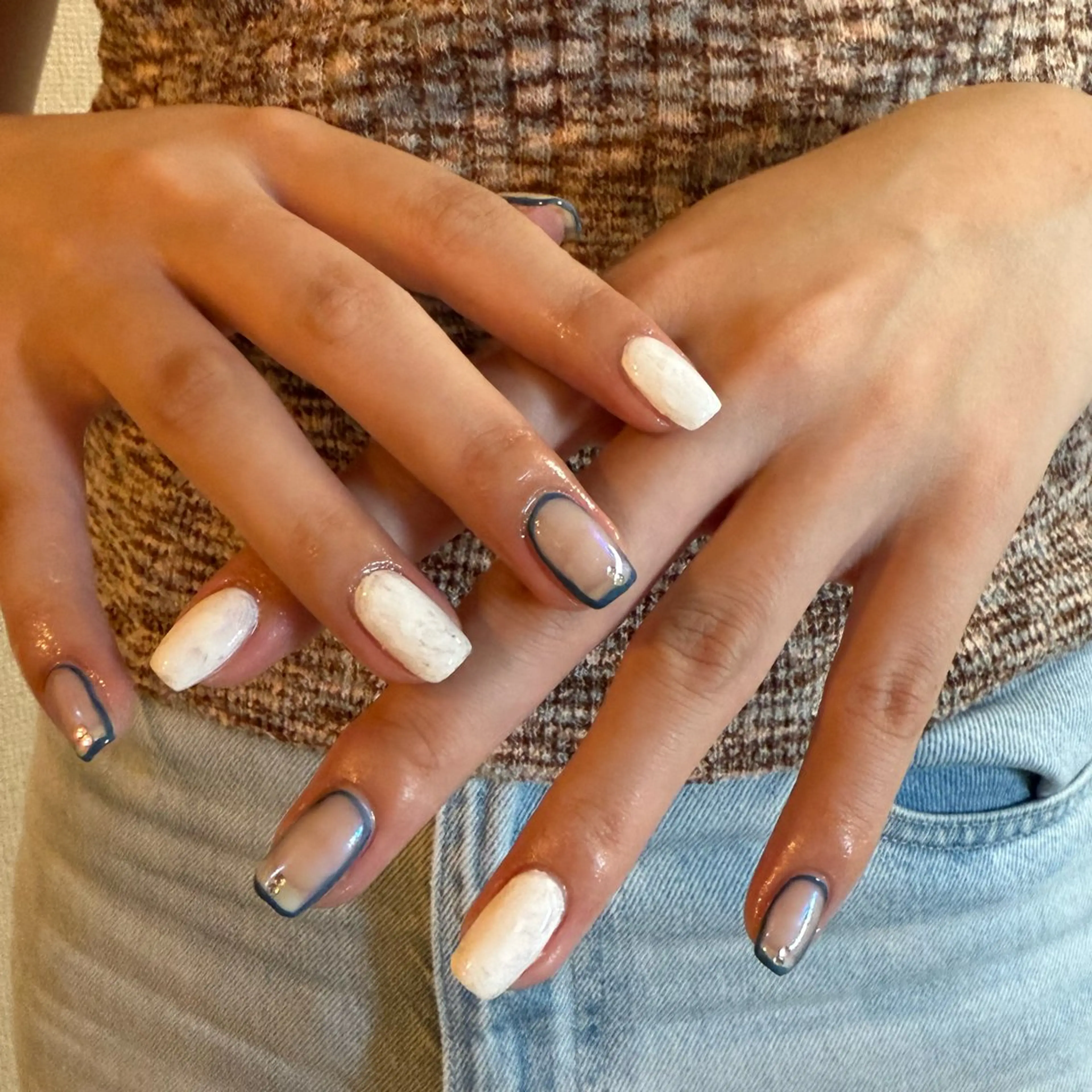 ネイル ハンドネイル Black sheep.所属・Fujimori .のネイルデザイン