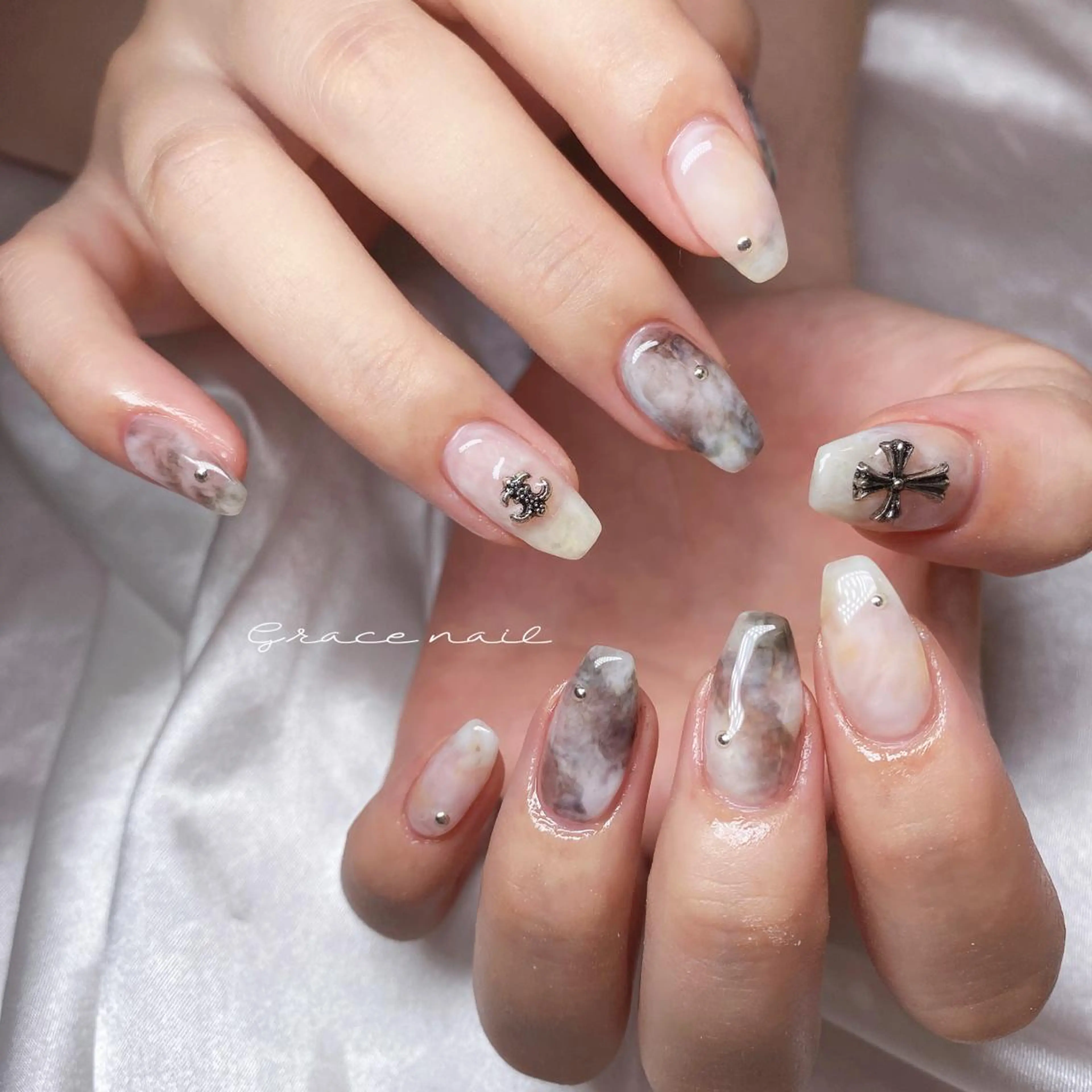 ネイル ハンドネイル ☆*｡Grace Nail｡*☆のネイルデザイン