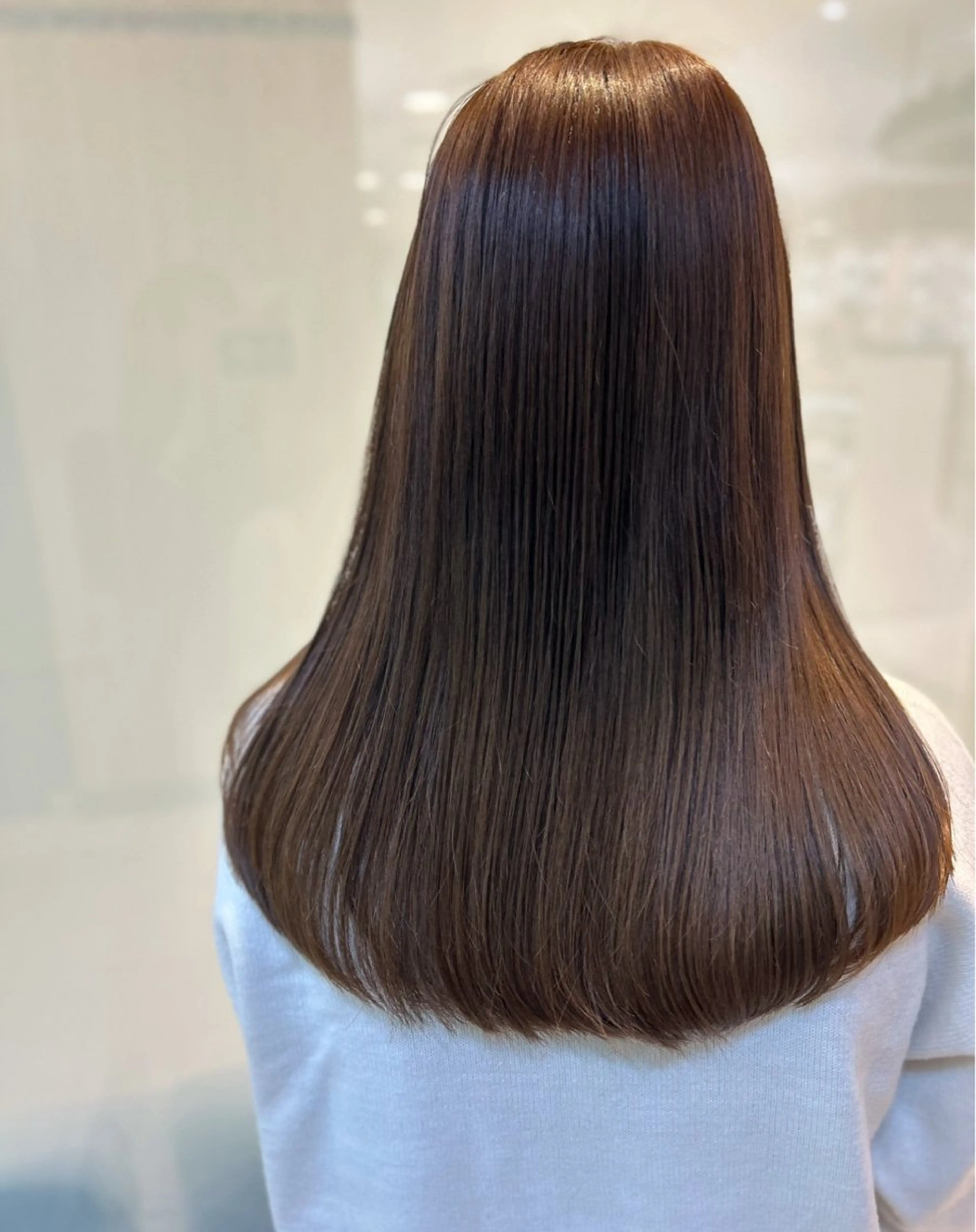 ロング カラー カット ヘアカラー トリートメント パーソナルな髪質改善 縮毛矯正ササキナツミのヘアスタイル