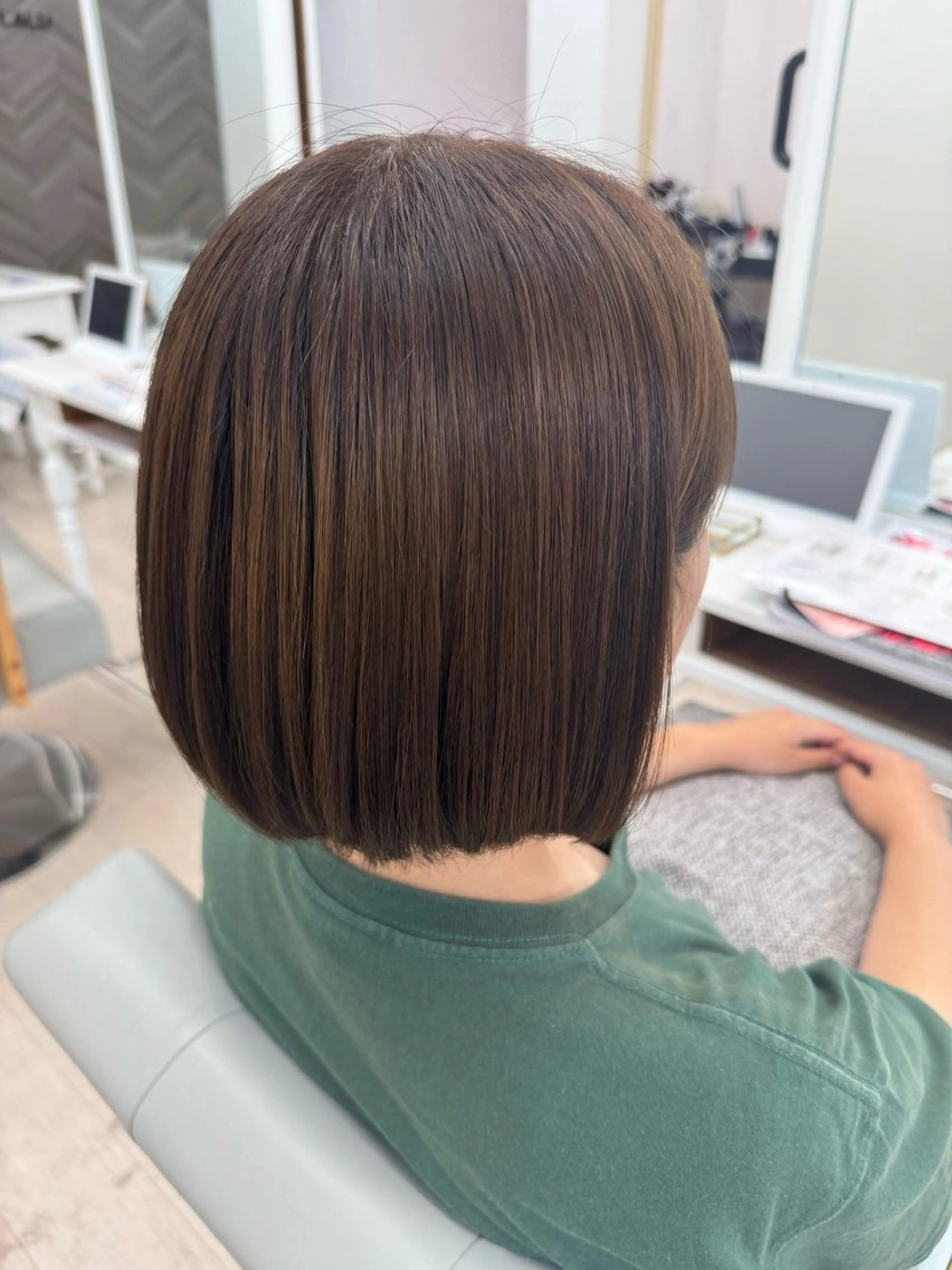 ショート カラー ヘアカラー トリートメント 武田 つぐみのヘアスタイル