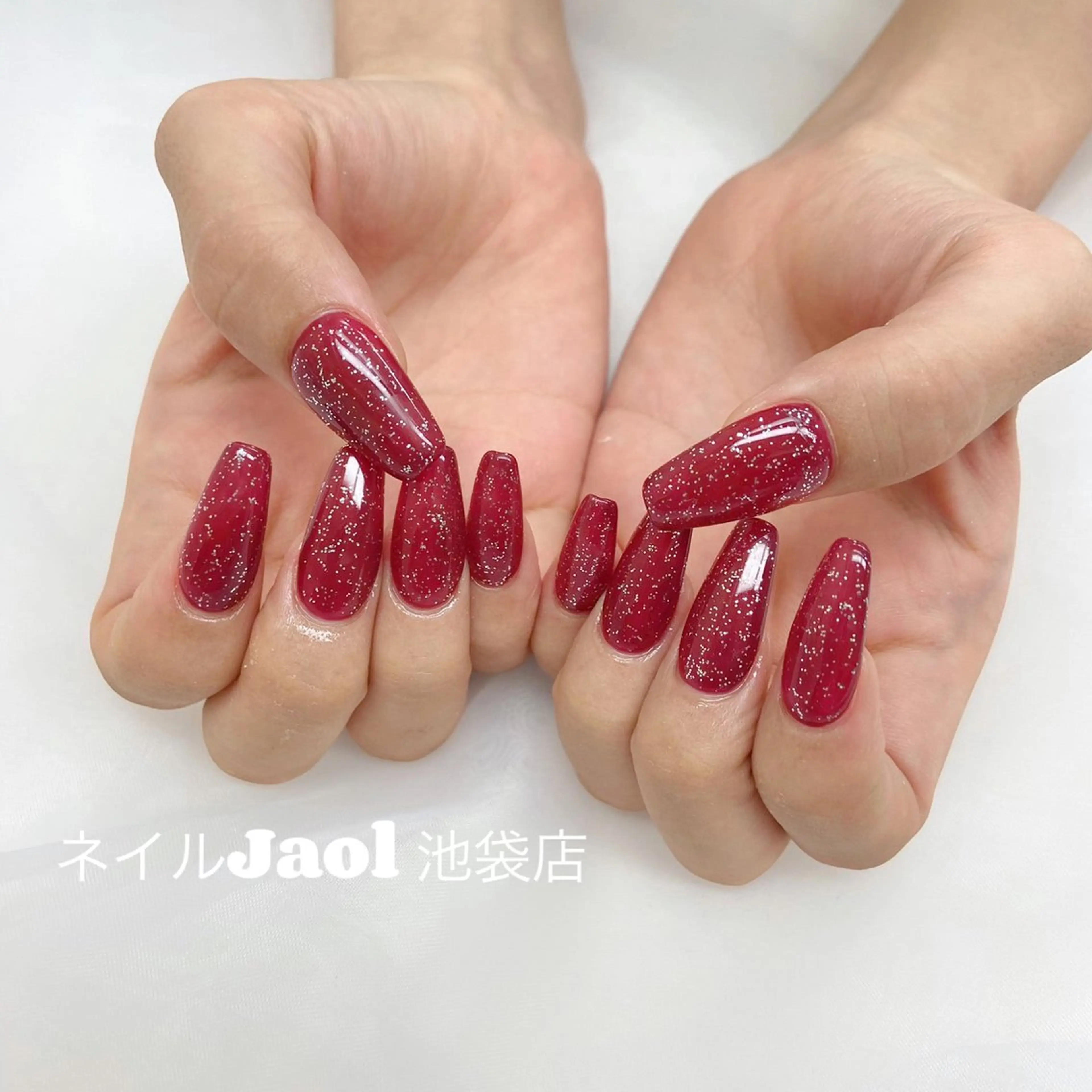 ロング 韓国風ヘア ロング ハンドネイル nail jaol池袋店所属・ネイルJaol 池袋のネイルデザイン