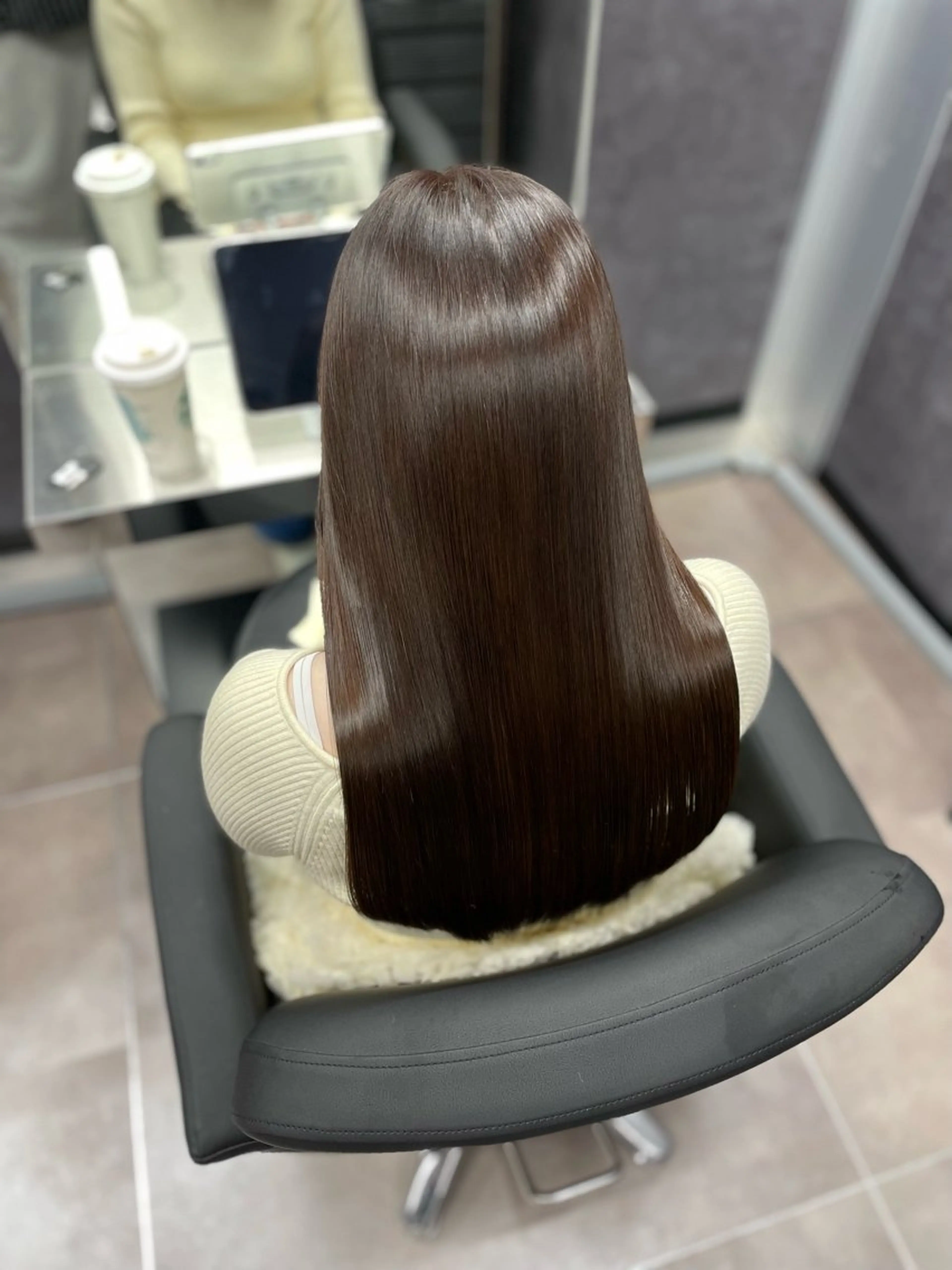 ロング カット 縮毛矯正 トリートメント CYNTHIADUE 店長｜ IRISUのヘアスタイル