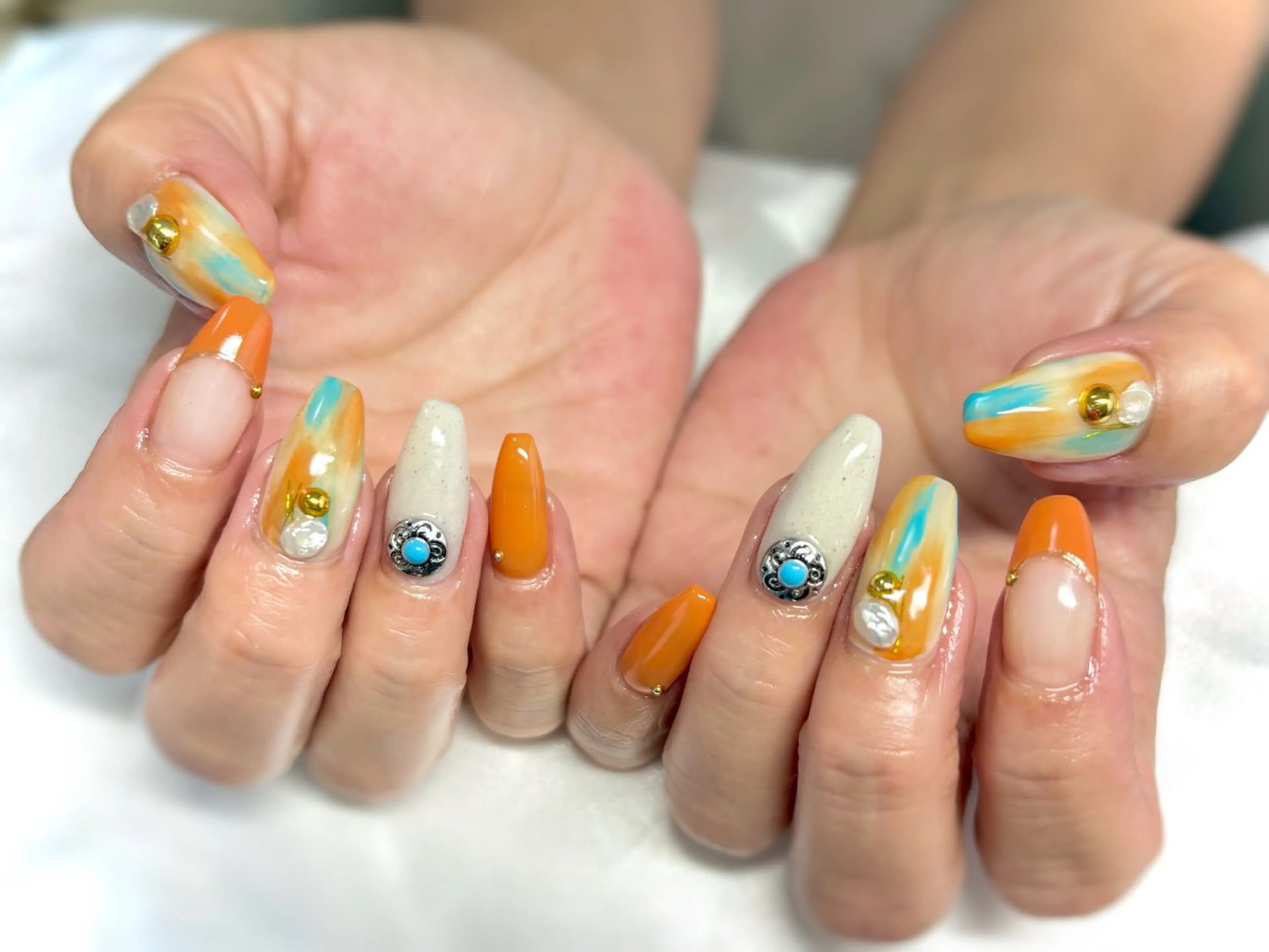 ネイル ハンドネイル Nail salon Cielel⟡Ayaのネイルデザイン