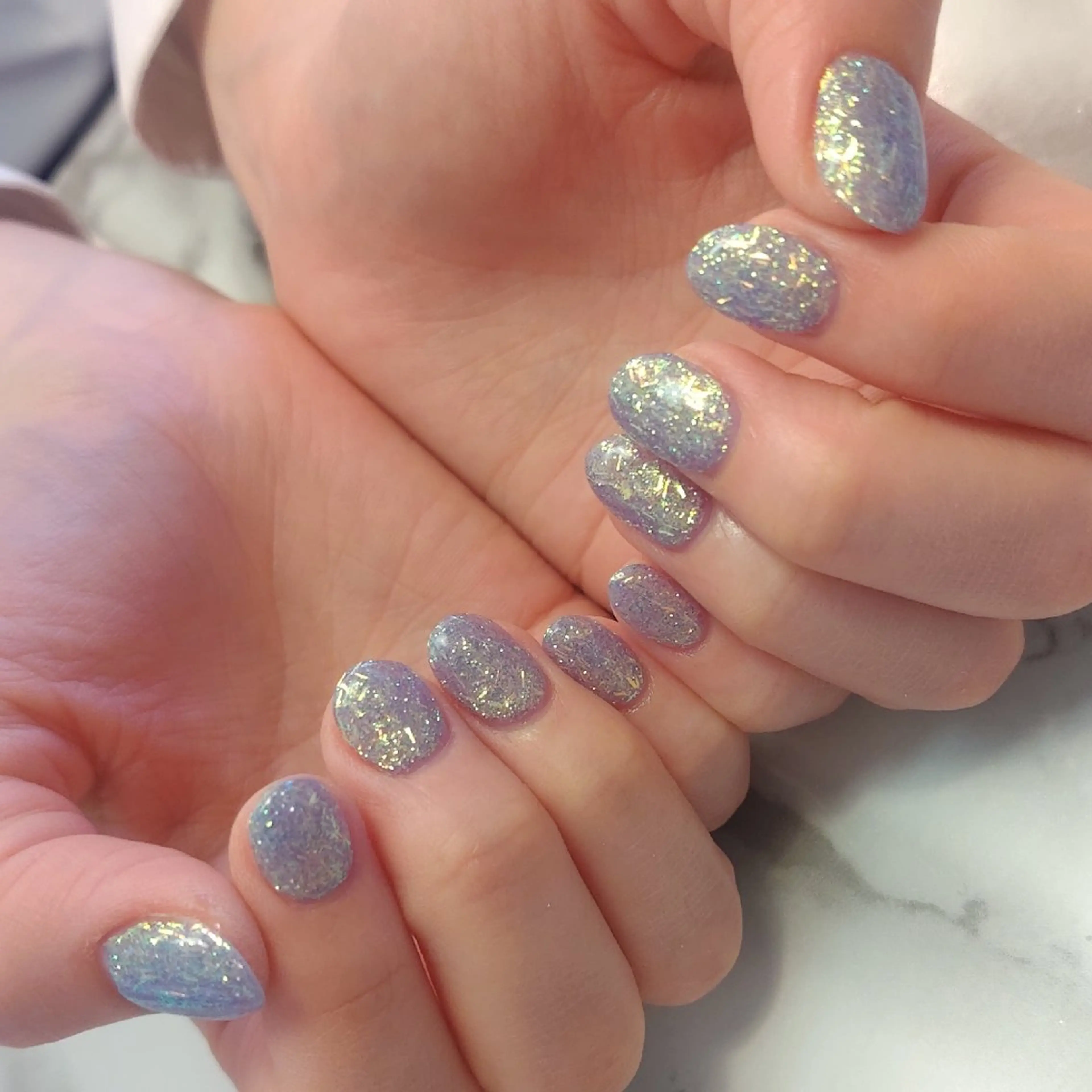 ネイル キラキラネイル ジェヌインネイル 河内のネイルデザイン