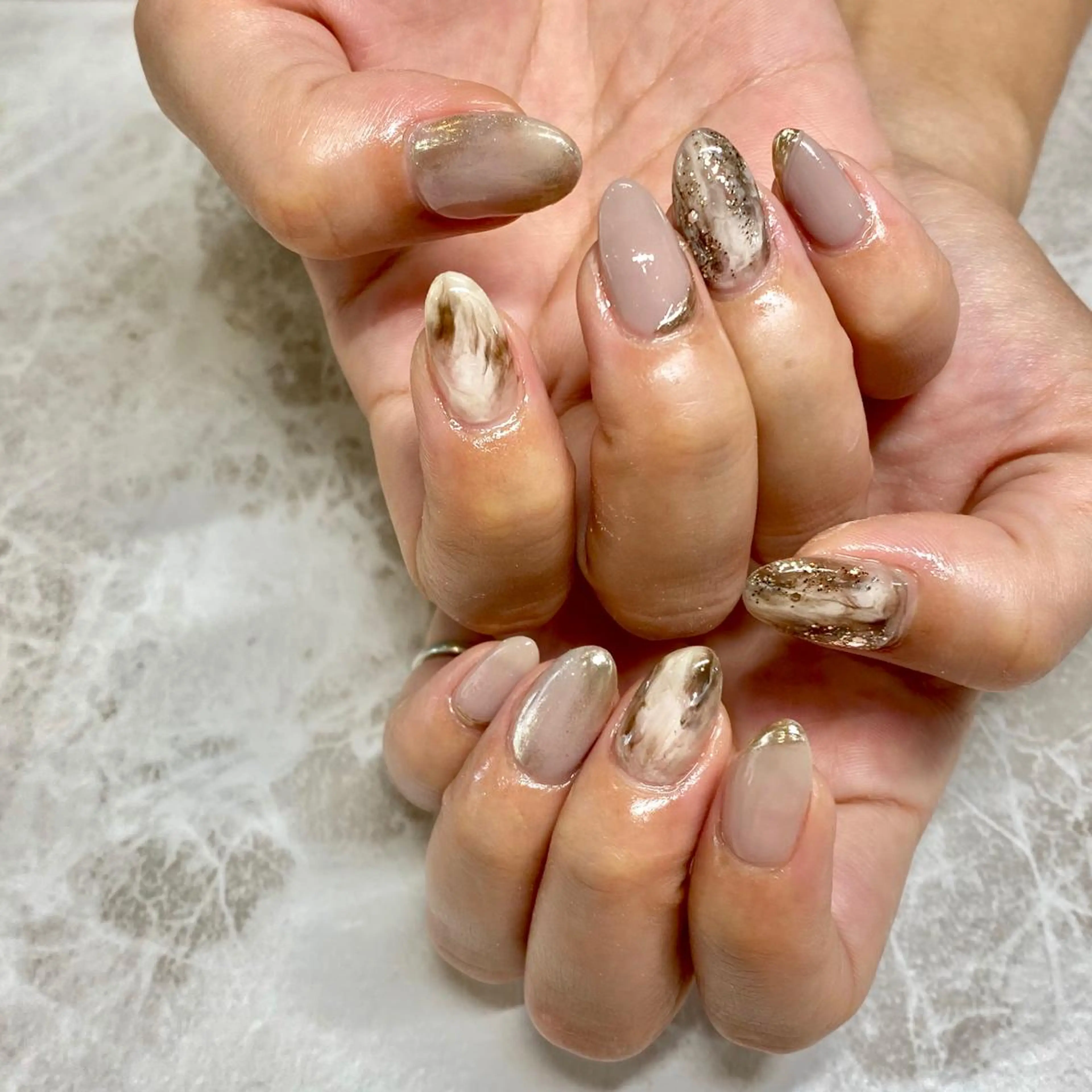 ネイル ハンドネイル reco nail所属・池田 美穂のネイルデザイン
