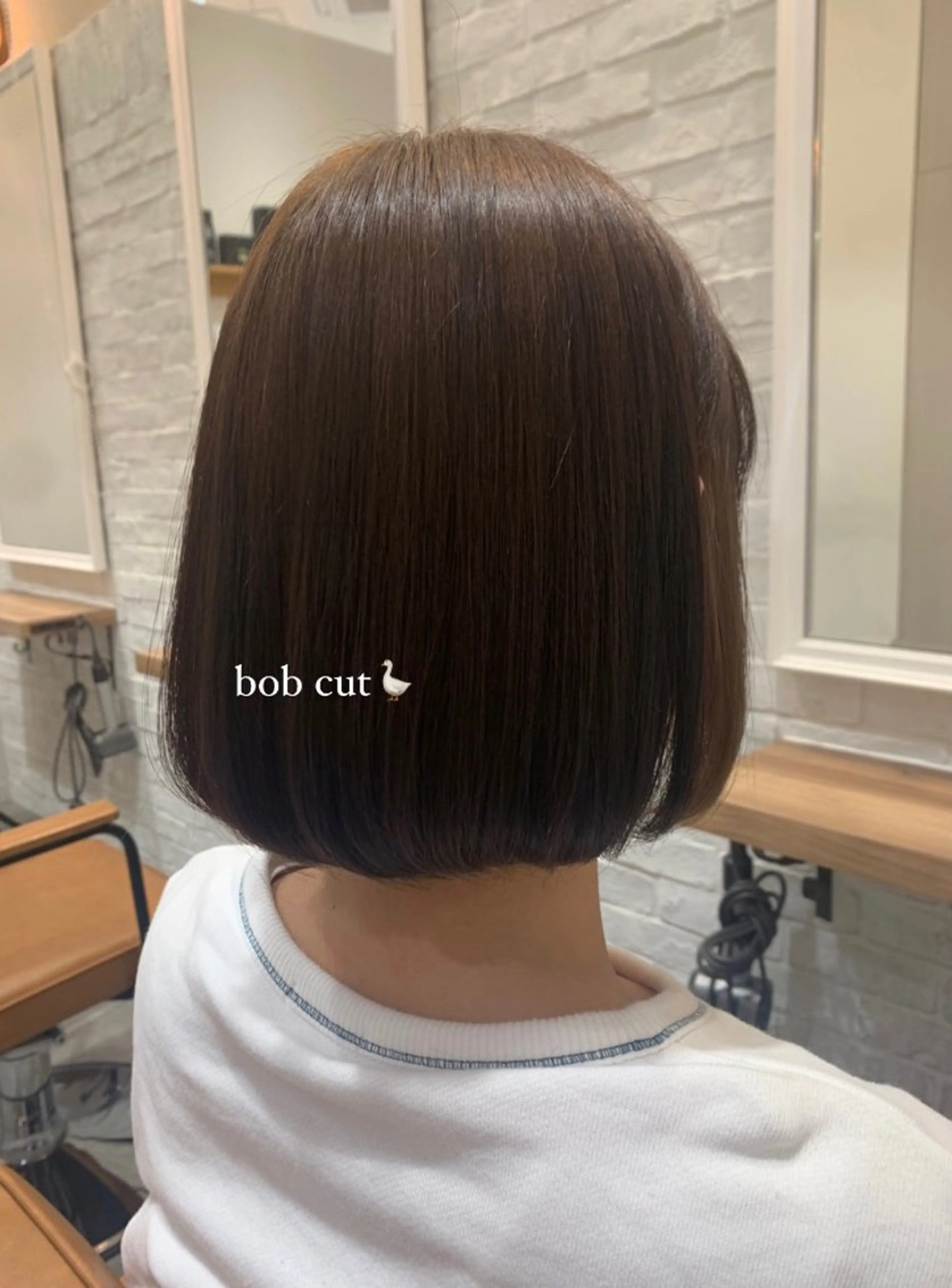 ショート ボブ 小竹 夏花のヘアスタイル