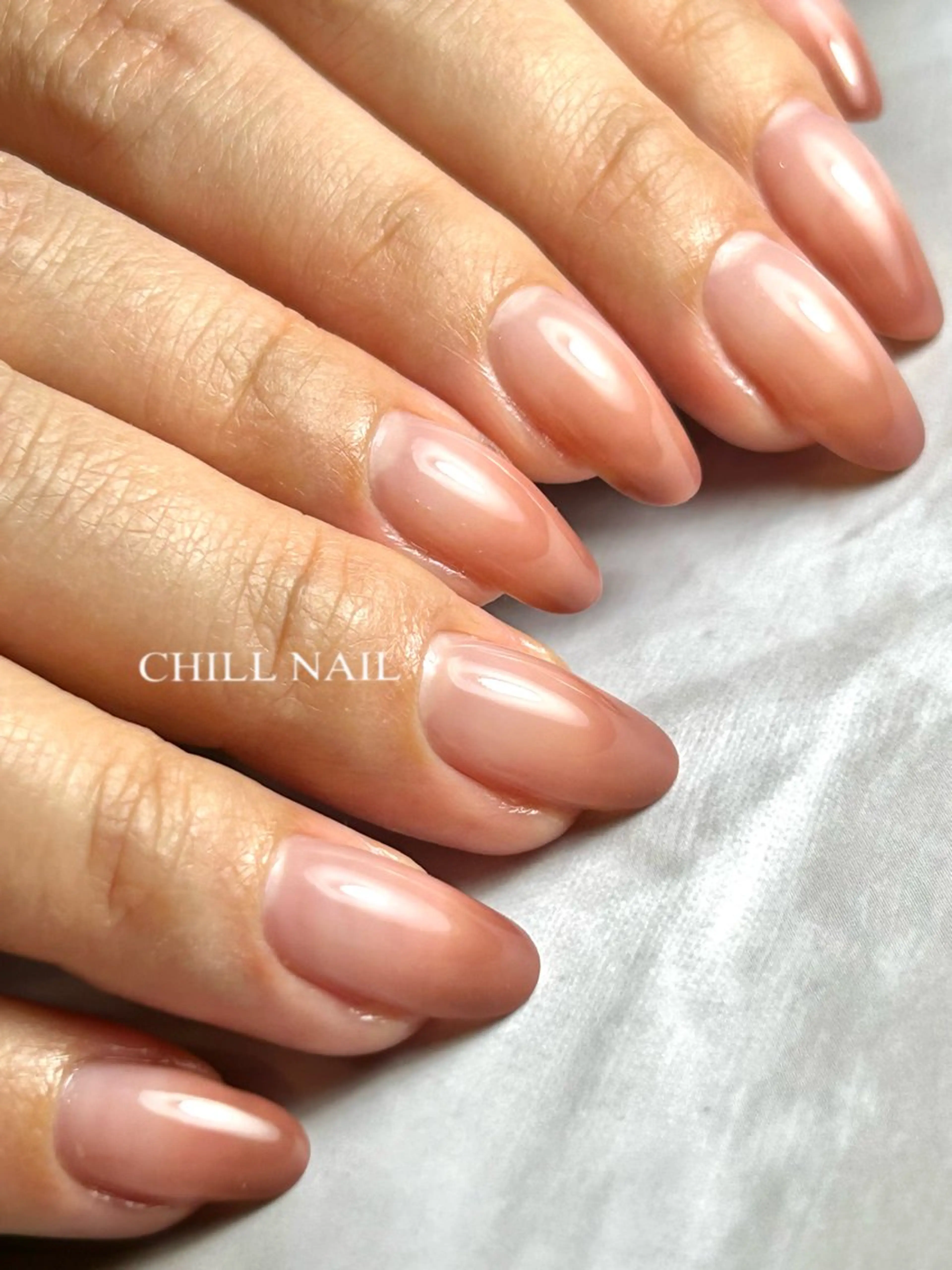 ネイル グラデーション ピンク ハンドネイル CHILL NAILのネイルデザイン