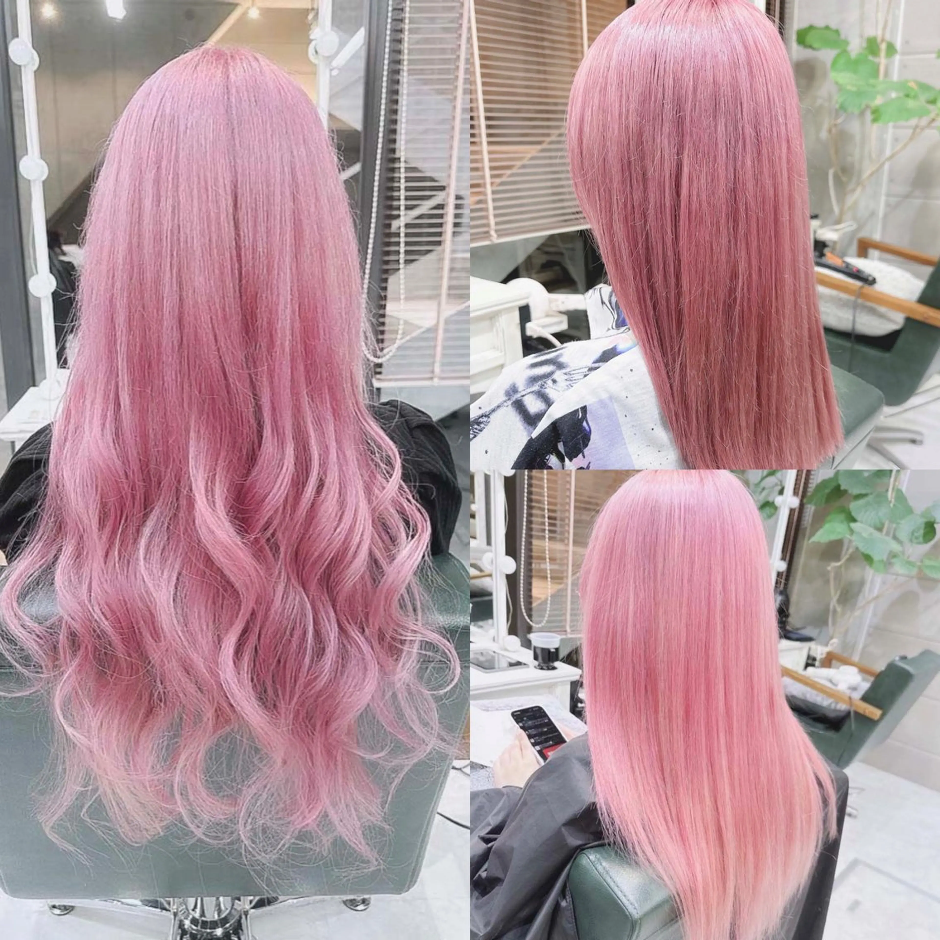 ロング カラー ヘアカラー トリートメント 𝐑𝐈𝐍𝐊𝐀 🐷🖤のヘアスタイル