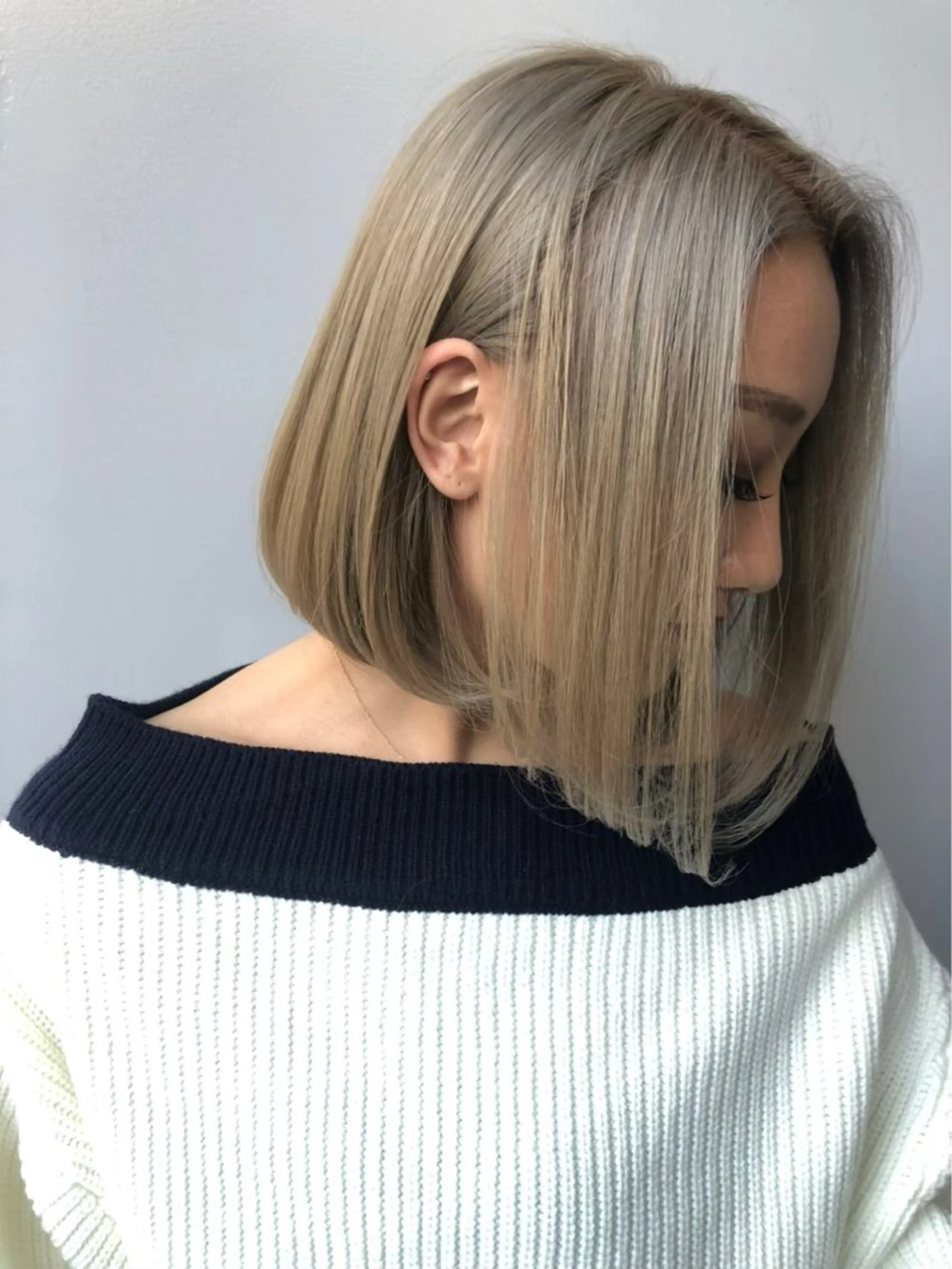 ミディアム カラー ベージュカラー ダブルカラー SHOEI 【nero】のヘアスタイル