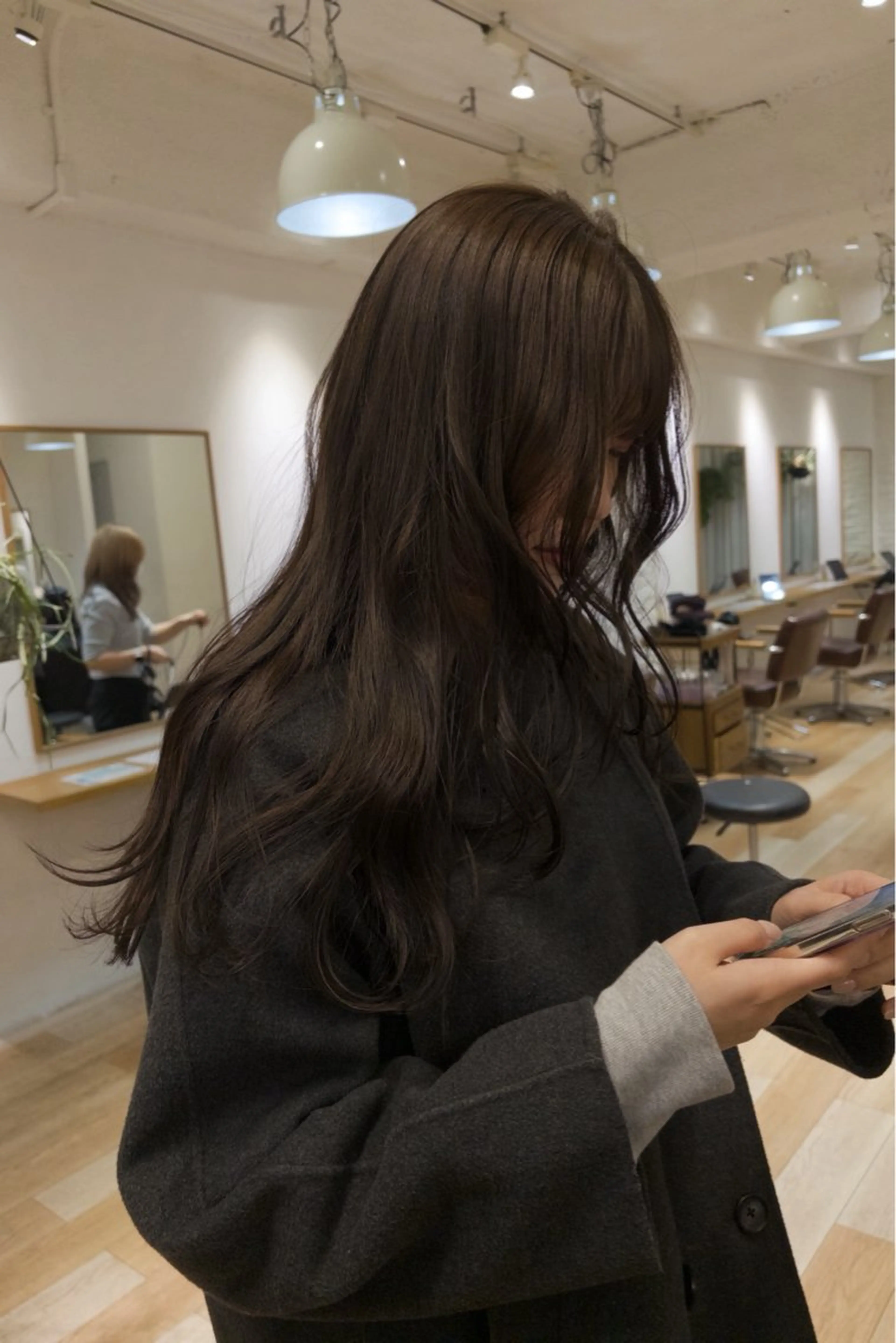 ロング カラー カット ヘアカラー トリートメント じゅわっと暖色カラー 🍊Moemiのヘアスタイル