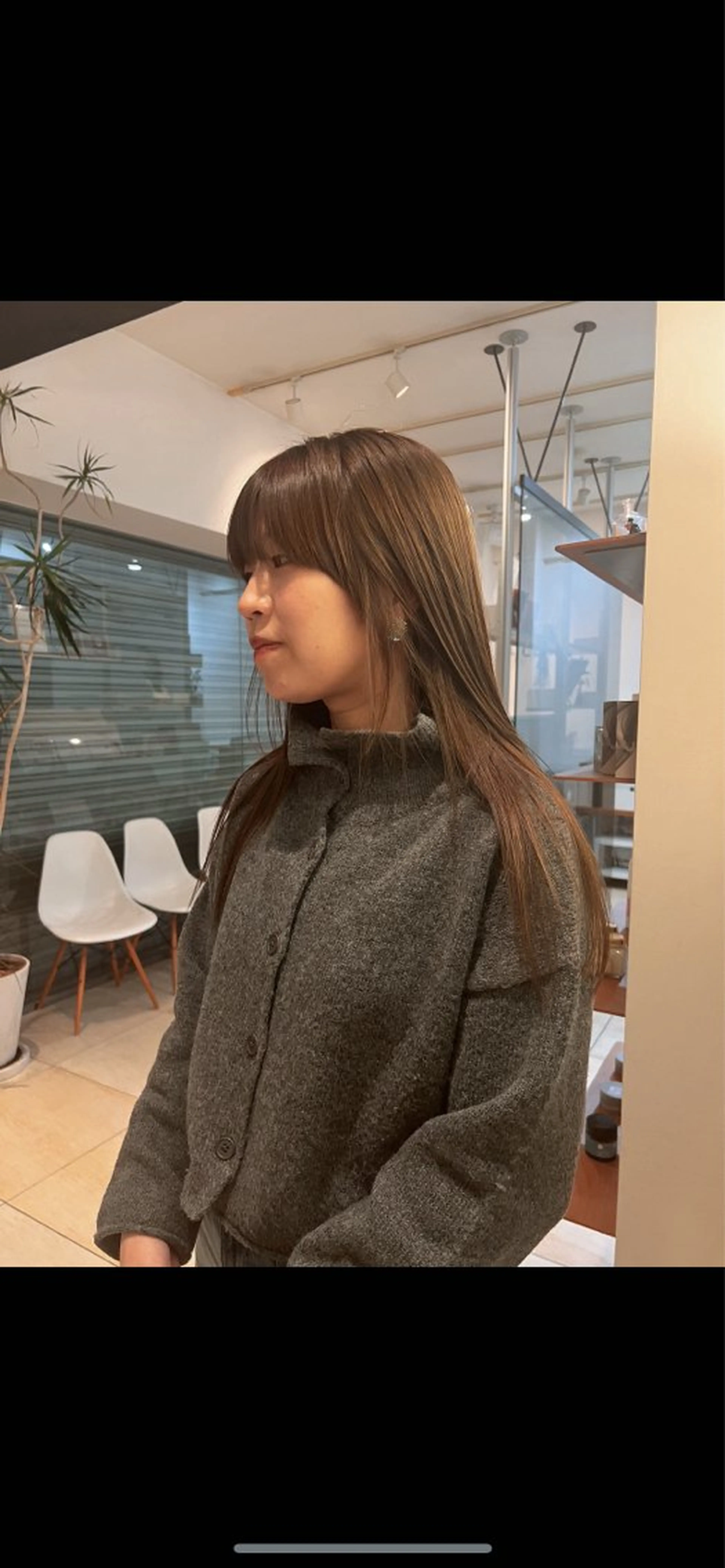 ロング カラー ベージュカラー オリーブベージュ リリカ🐈‍⬛ブリー チカラー/上永谷のヘアスタイル