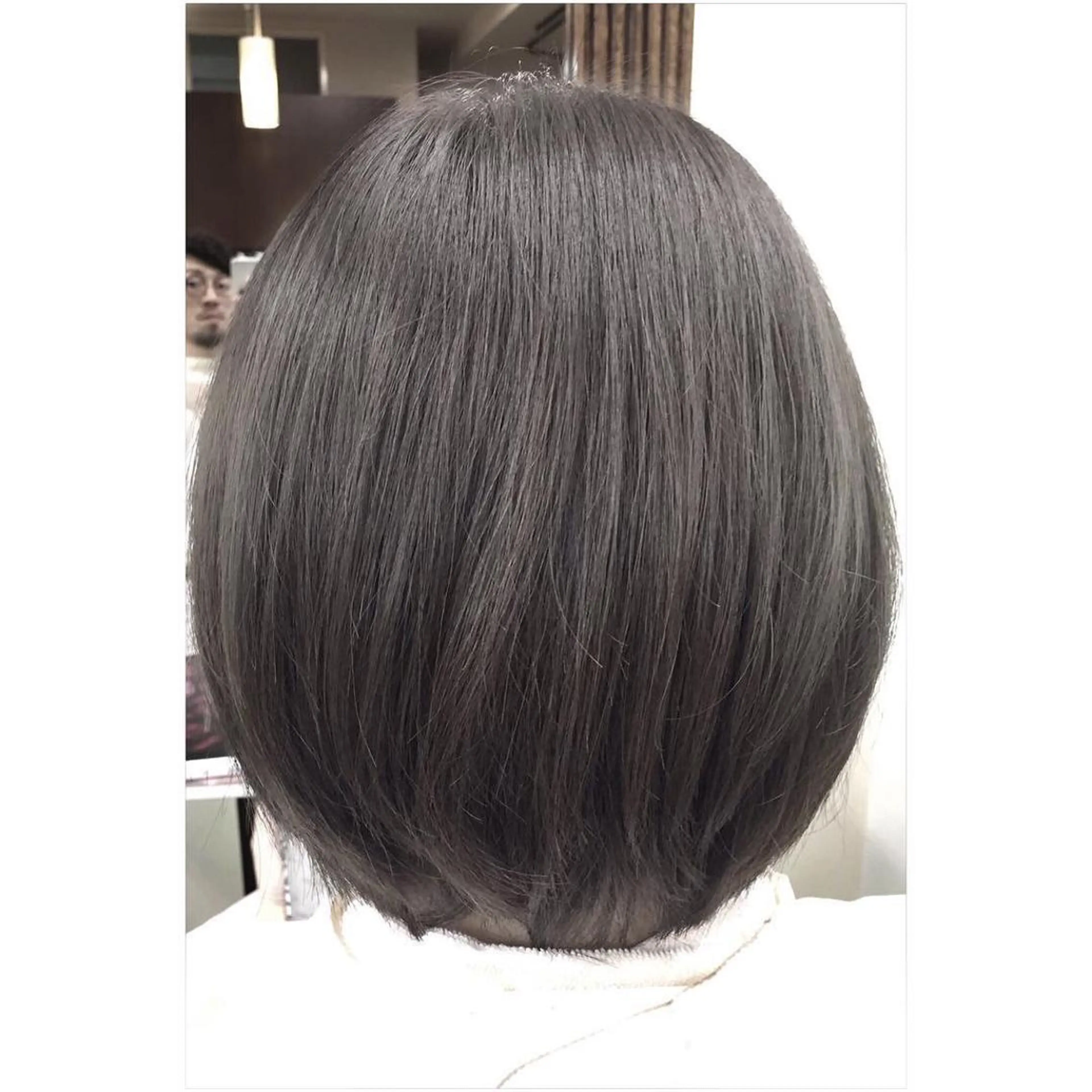 ショート カラー アッシュ グレージュ オレンジ 外国人風カラー パーソナルカラー診断 できます　木曽　主博のヘアスタイル