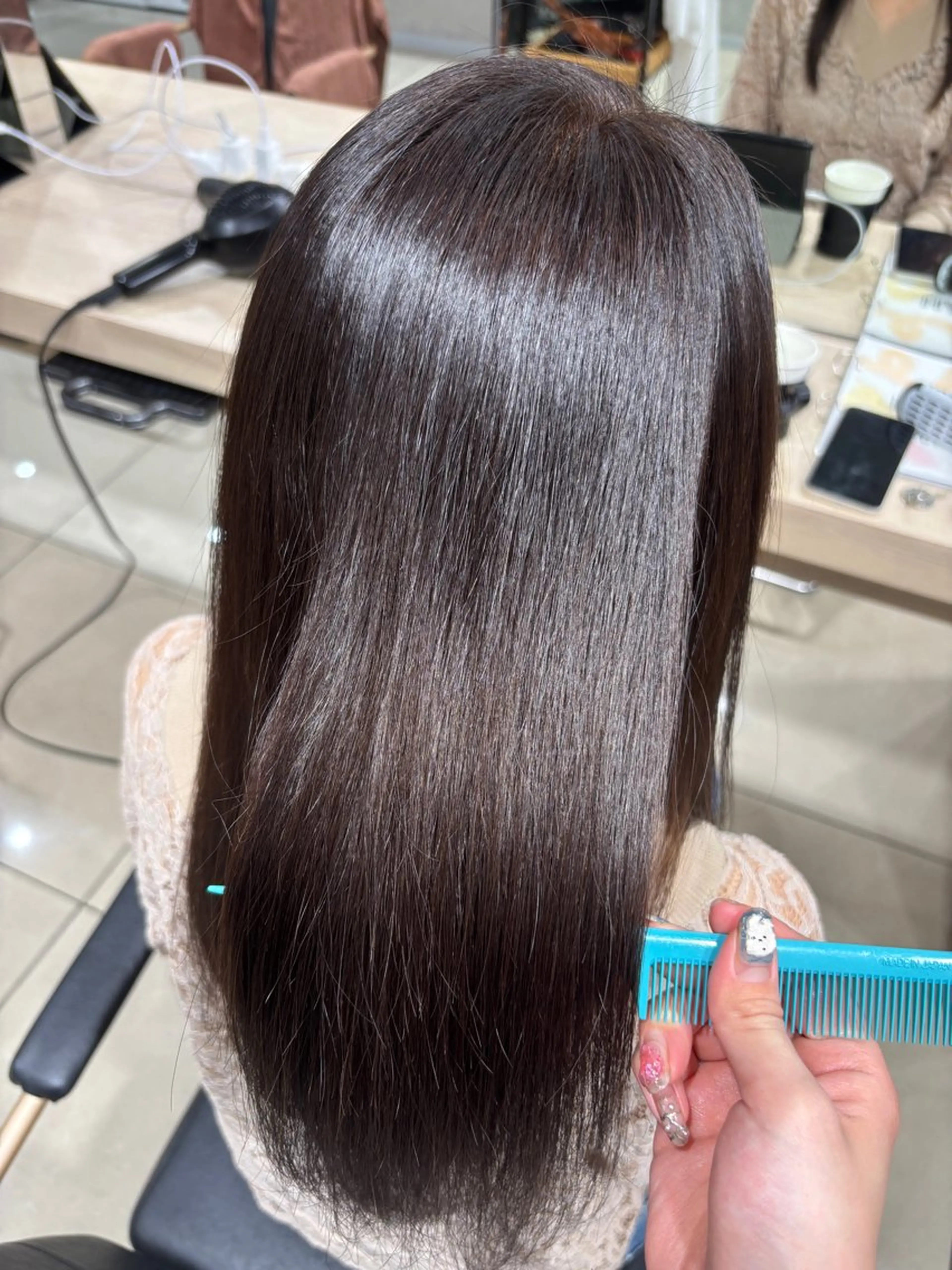 ロング カラー 🍒カラー/縮毛🍒 こばるのヘアスタイル