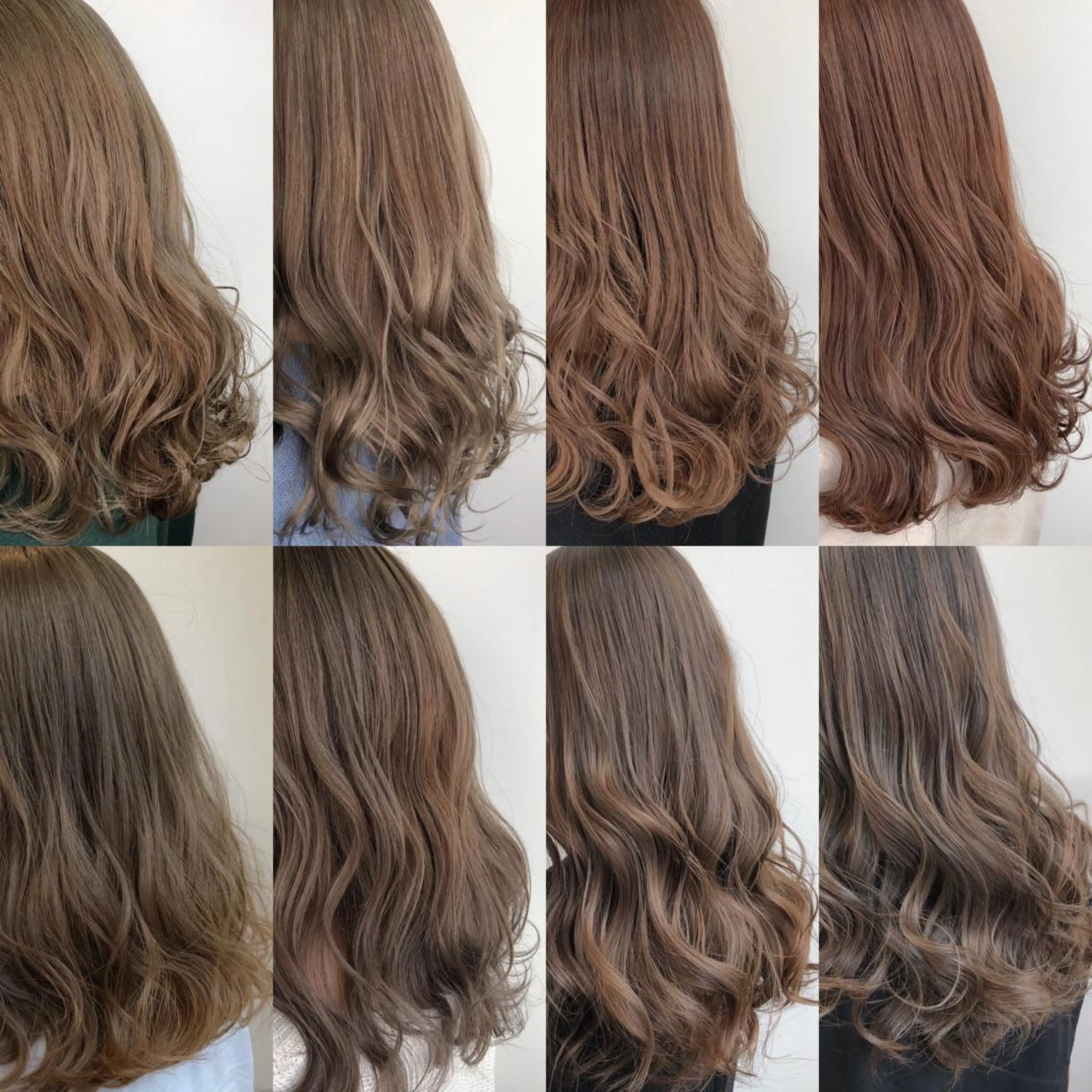 セミロング カラー ブリーチ ケアブリーチ SALOWIN神戸三宮East店所属・【透明感、艶髪】西村 有司のヘアスタイル