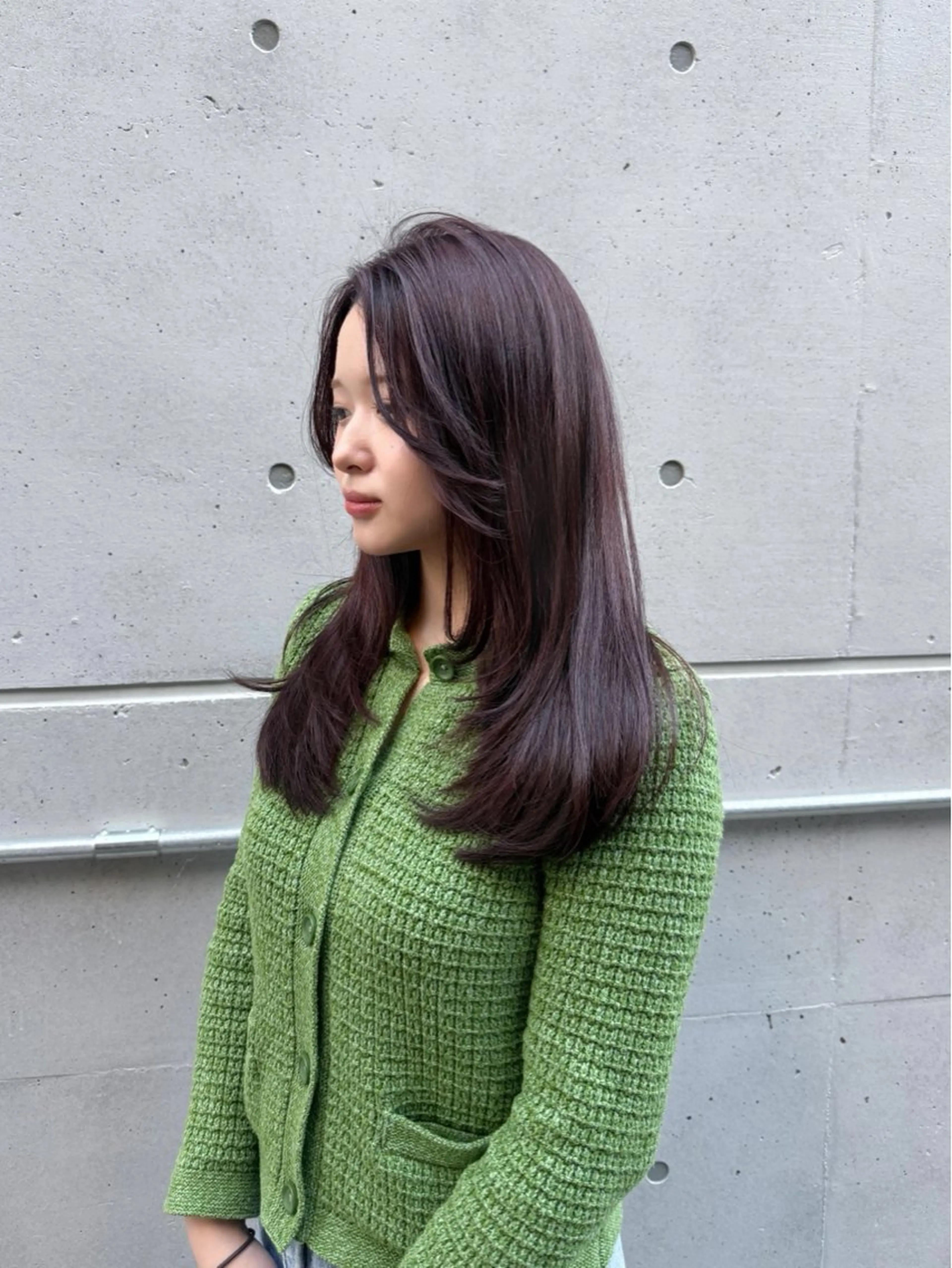 ✂︎カット+艶カラー+髪質改善oggiottoトリートメント¥9900✂︎の写真