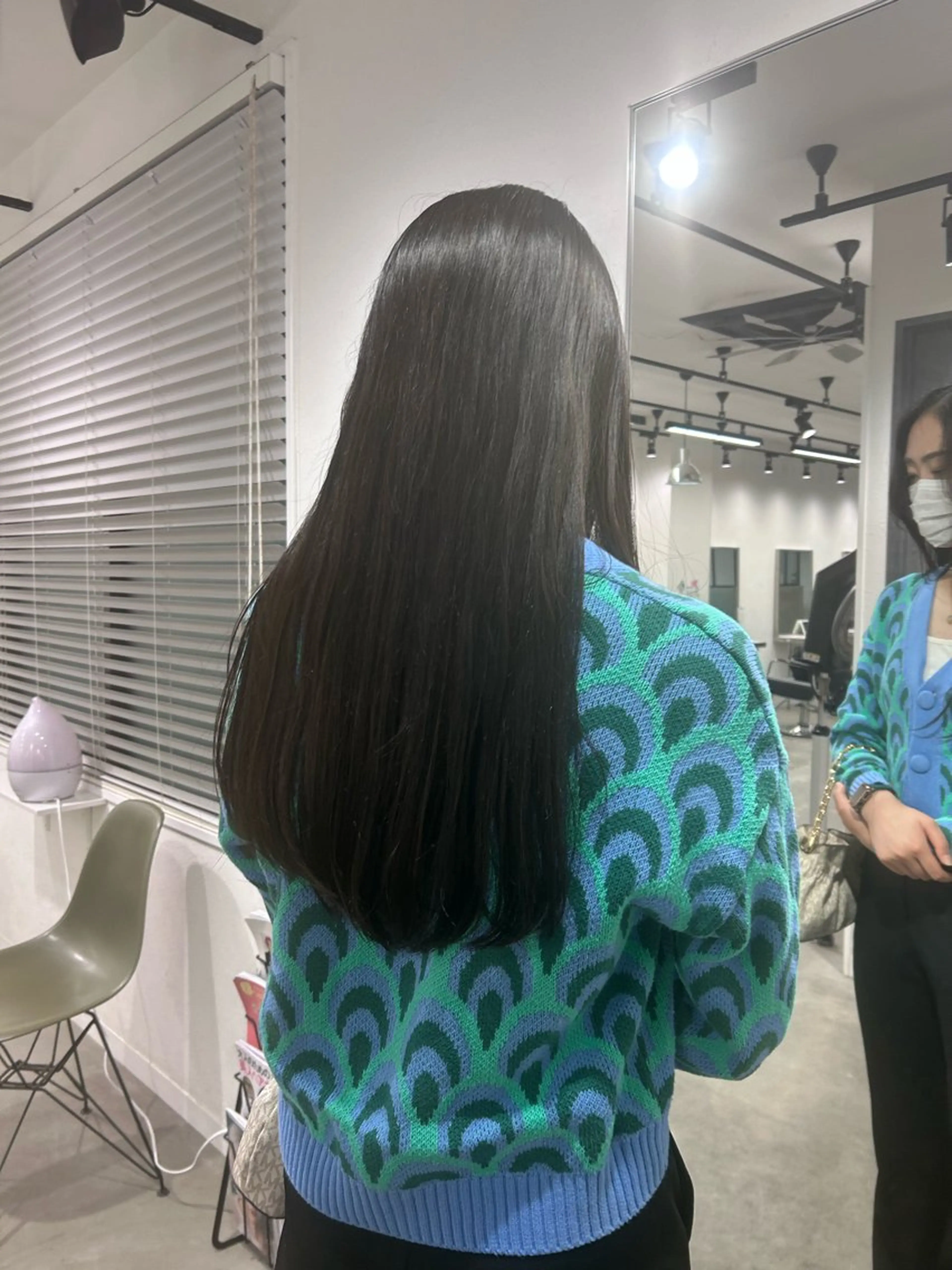 ロング 艶カラー/レイヤー /メンズ/マツエクのヘアスタイル