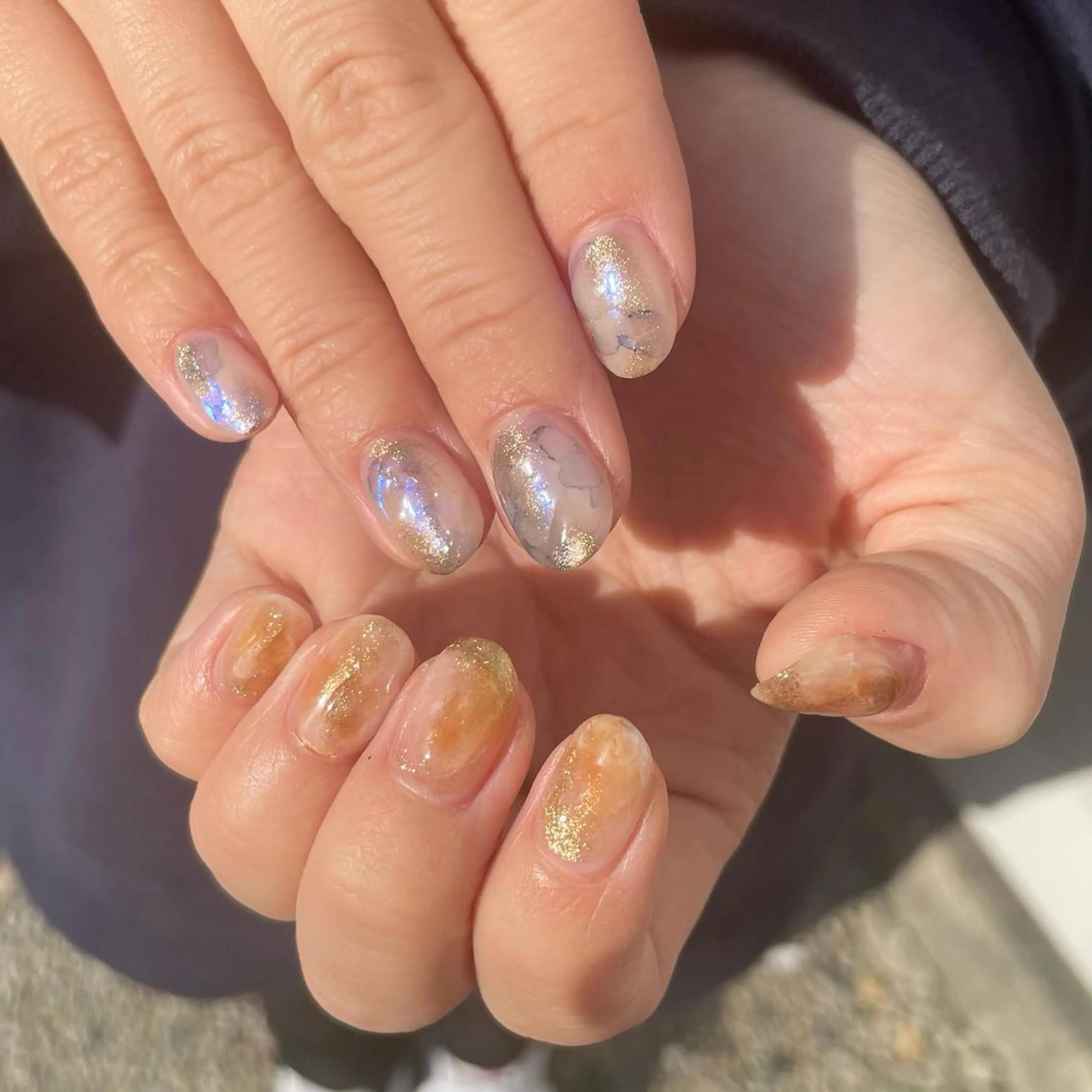 ネイル ニュアンスネイル Lofinails ちひろのネイルデザイン