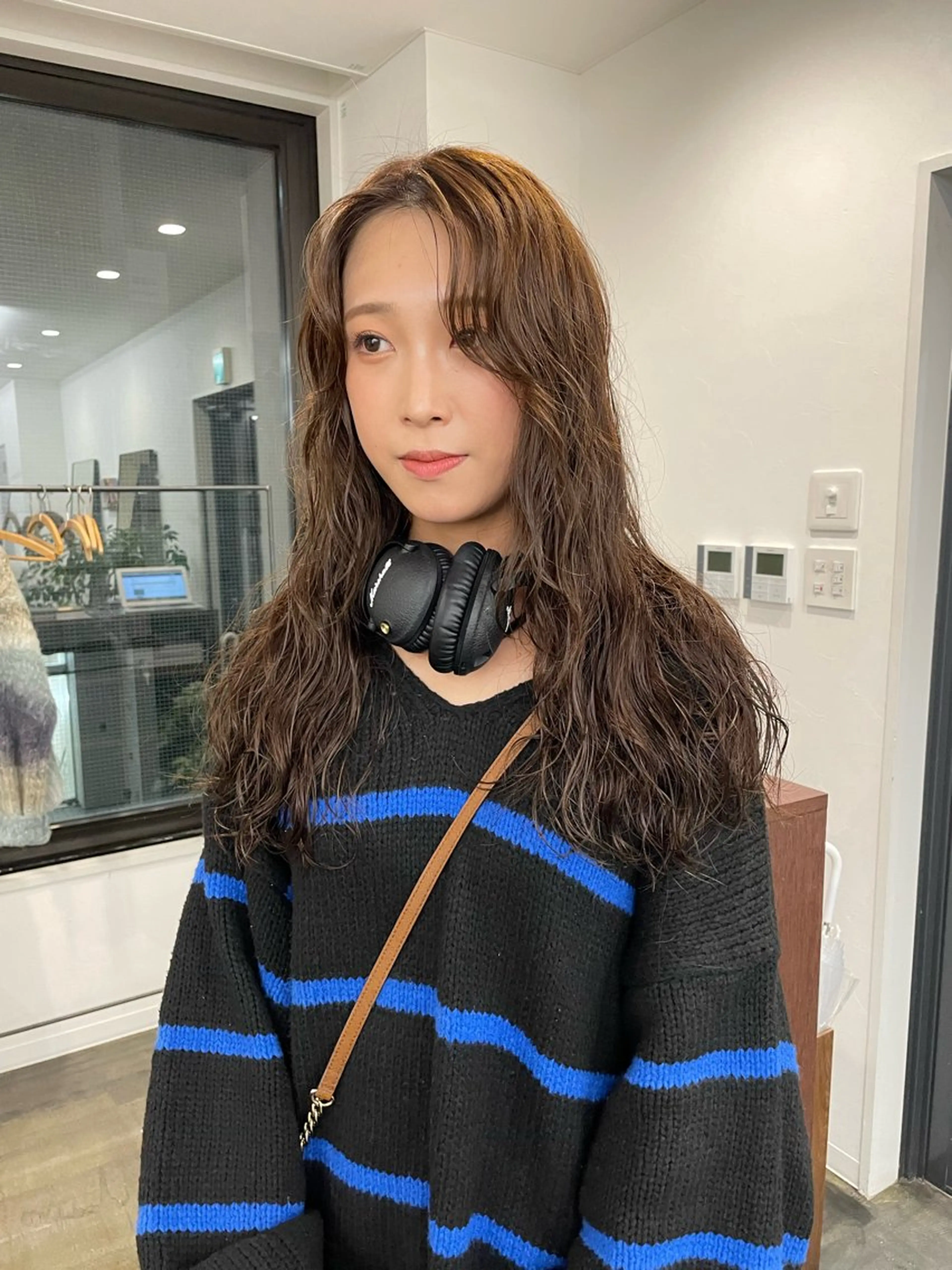 セミロング カラー パーマ pole所属・【pole】 minaのヘアスタイル