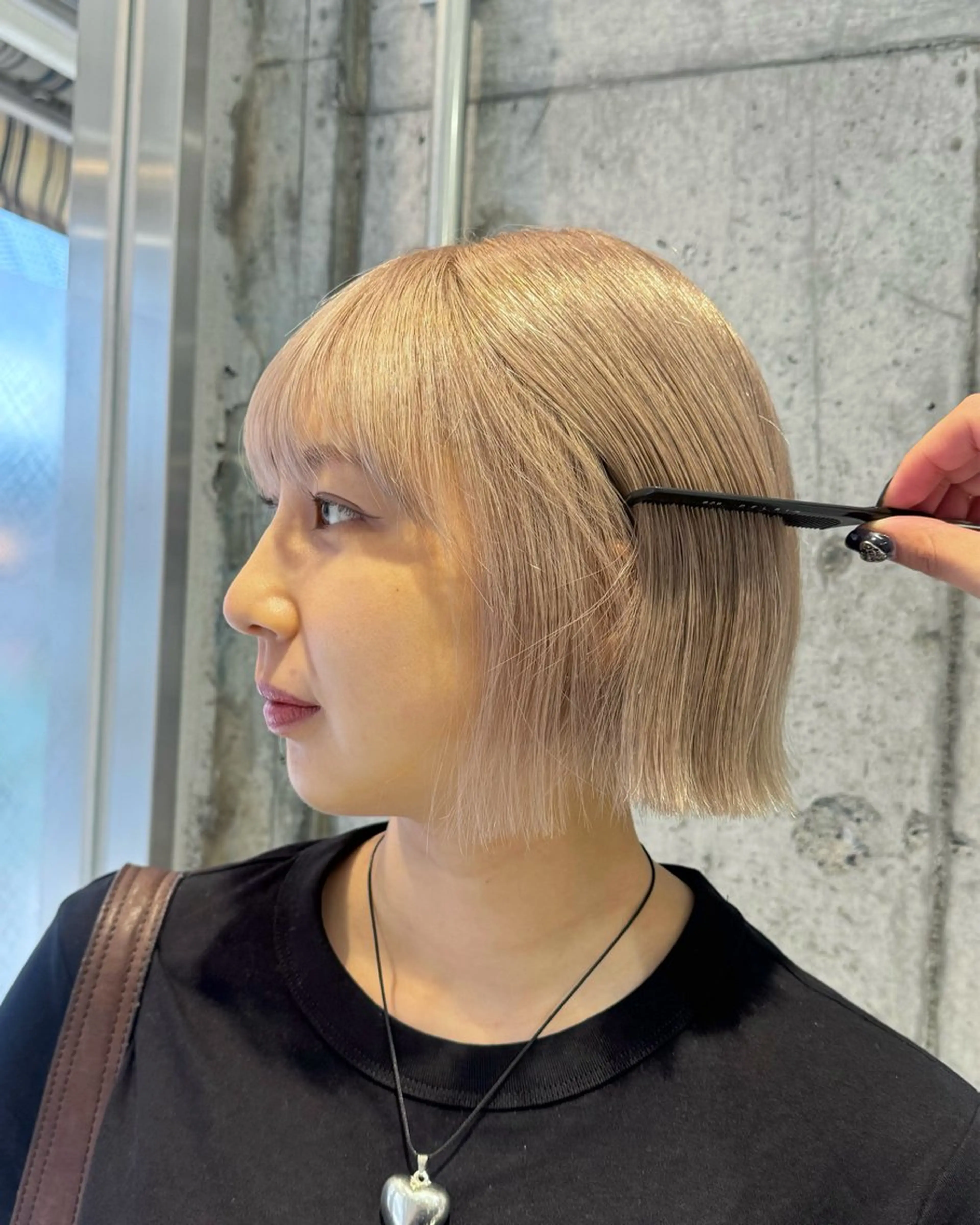 ミディアム earth吉祥寺店所属・吉祥寺/koume/ カラー/レイヤーのヘアスタイル