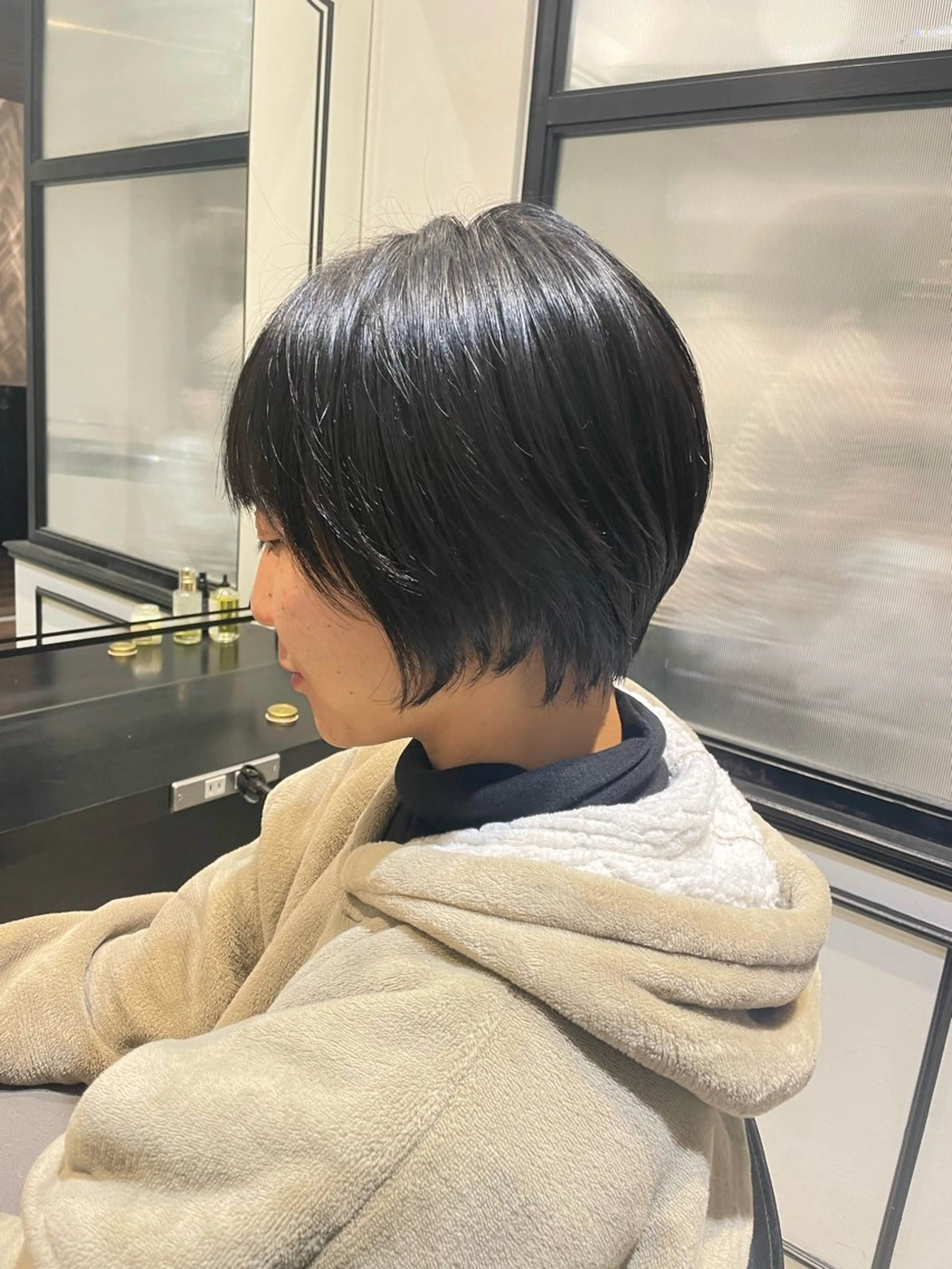 ショート ショートボブ 丸みショート ボブ ショートヘア feliz🤍 RINAのマツエク・マツパデザイン