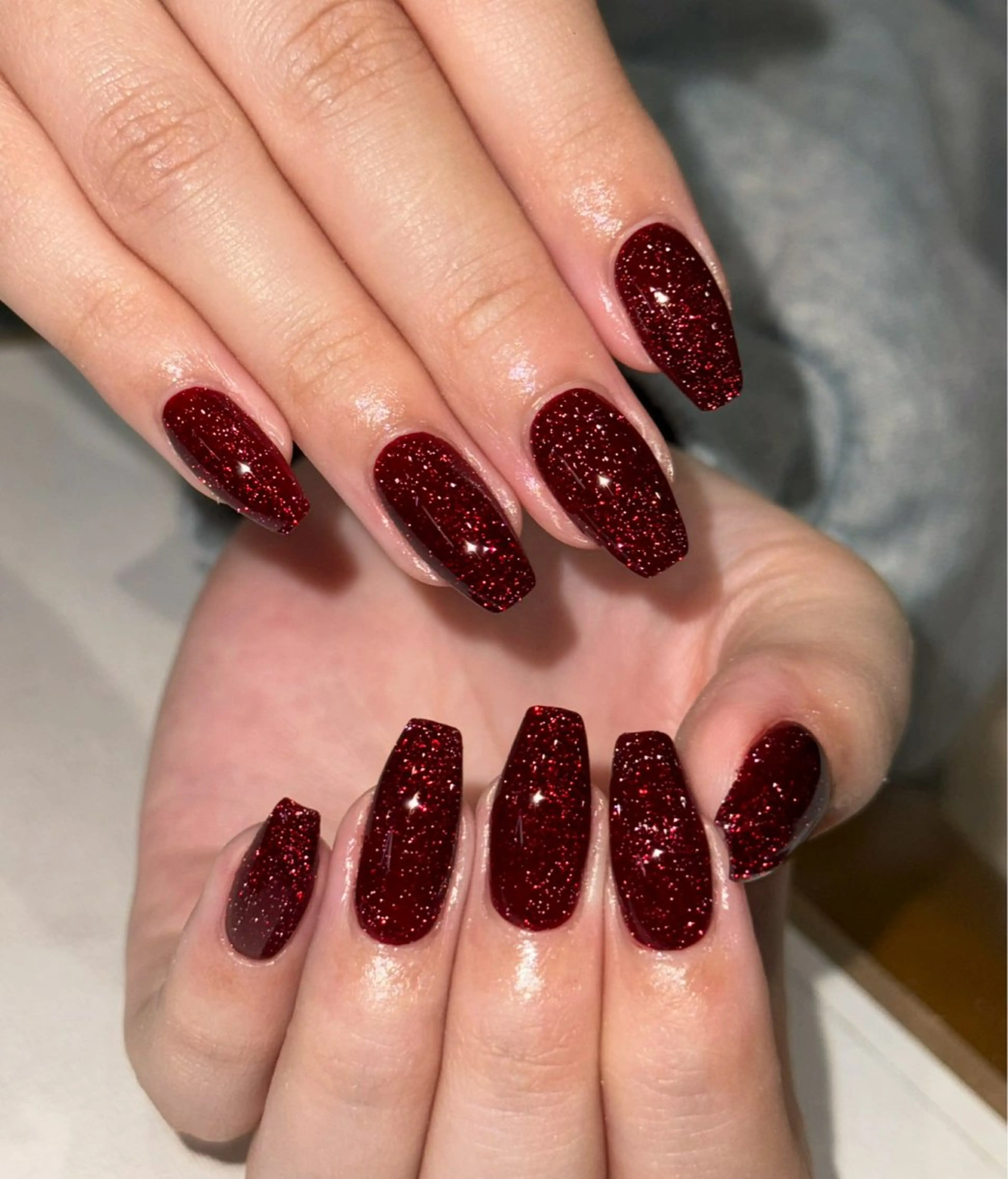 ネイル オーロラネイル ブルー チークネイル フットネイル フレンチネイル ハンドネイル HANA ハナのネイルデザイン