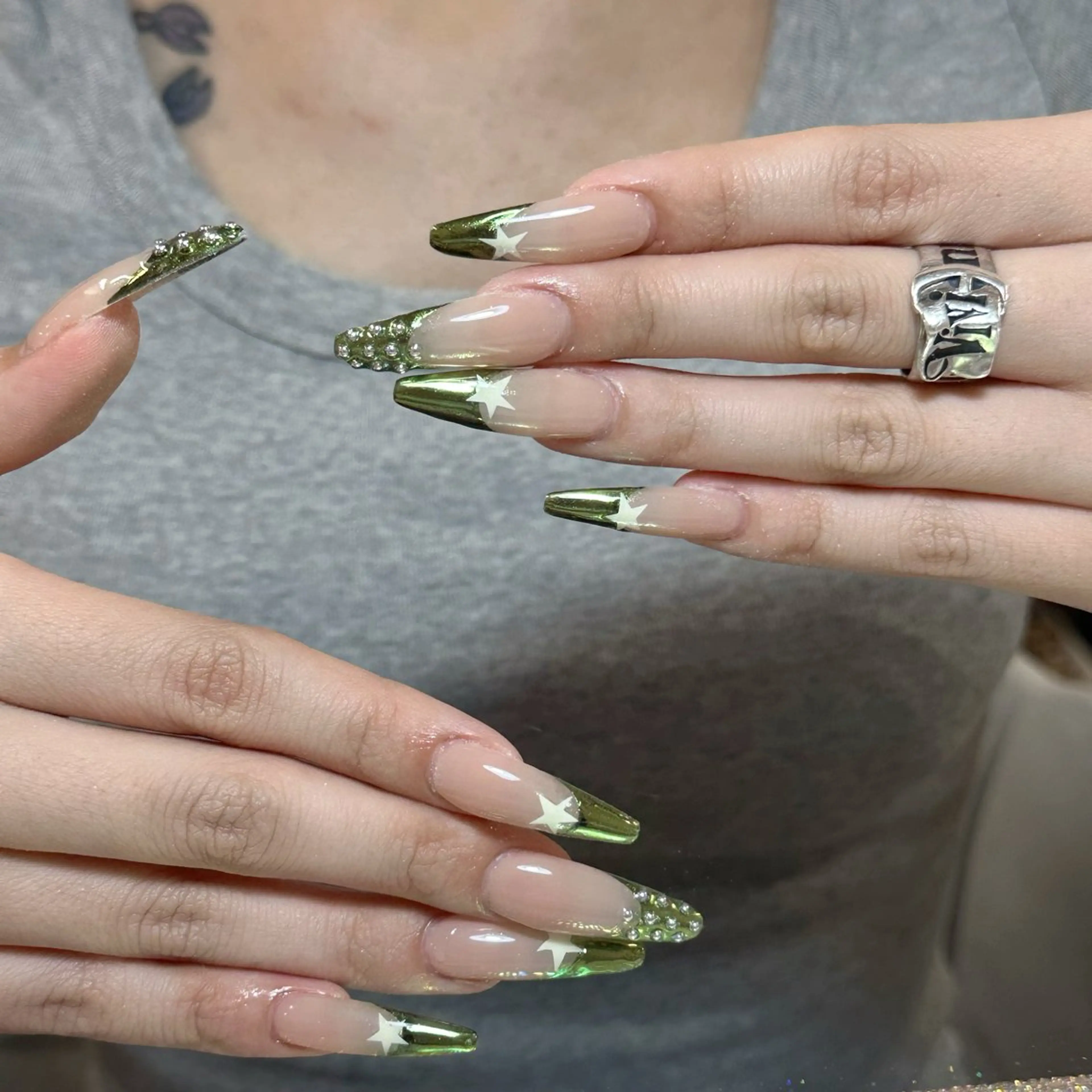 ネイル ハンドネイル 🍄Lemode 韓国風ネイル🍄のネイルデザイン