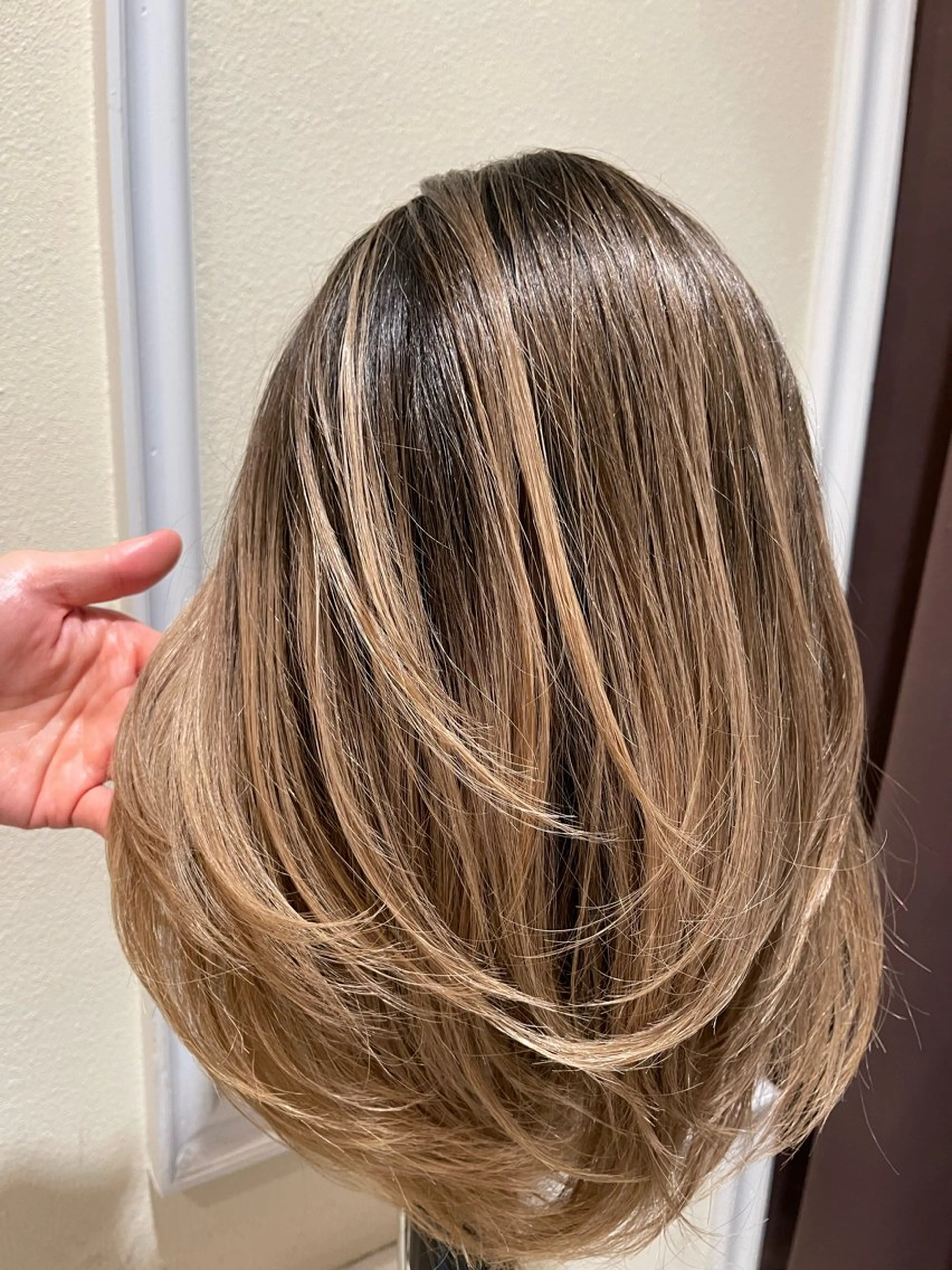 ミディアム カラー カット ヘアカラー トリートメント Che'ri所属・海外レイヤー/ レイヤーカット/和田のヘアスタイル