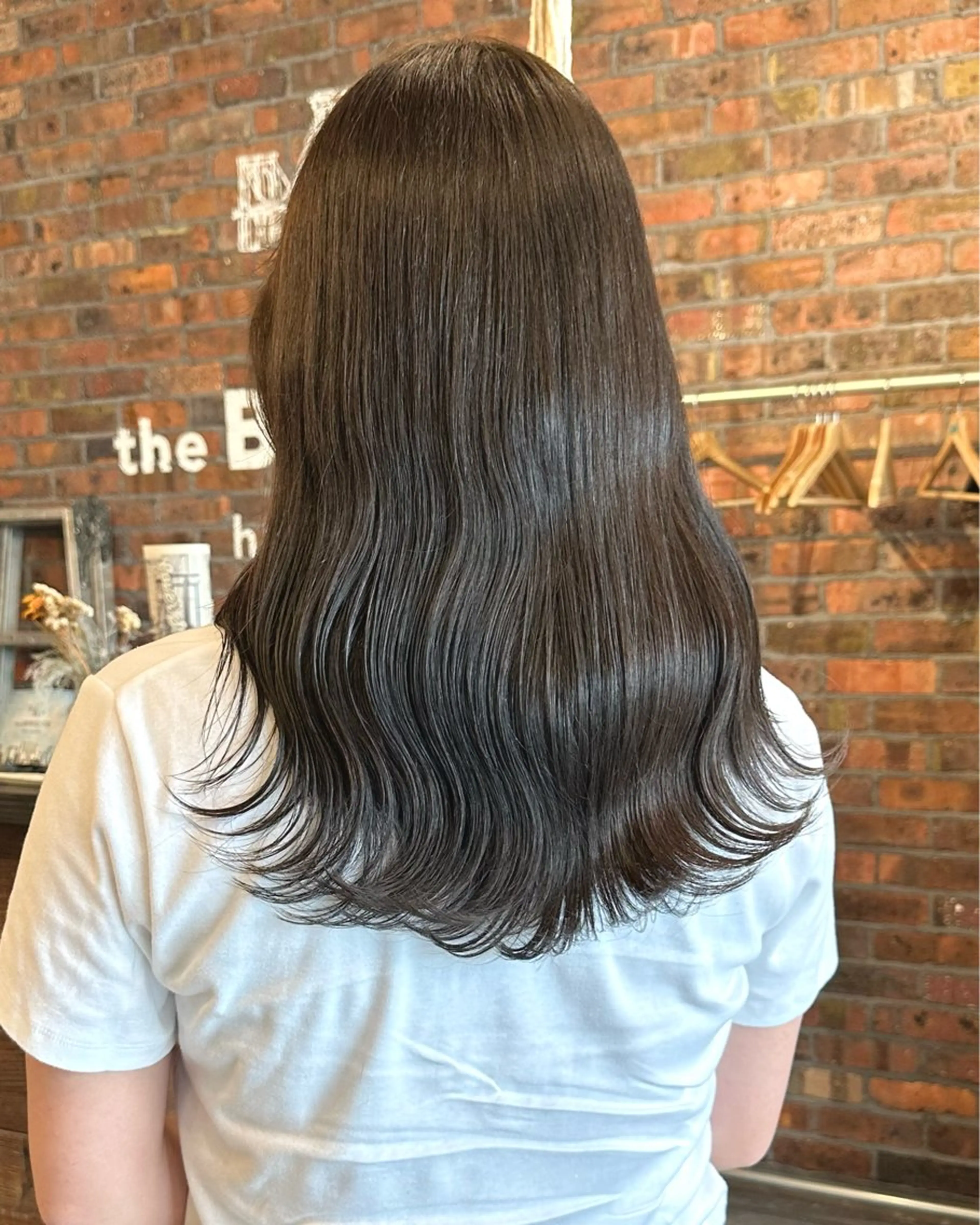 セミロング カラー カット ヘアカラー トリートメント 村田 来倖のヘアスタイル