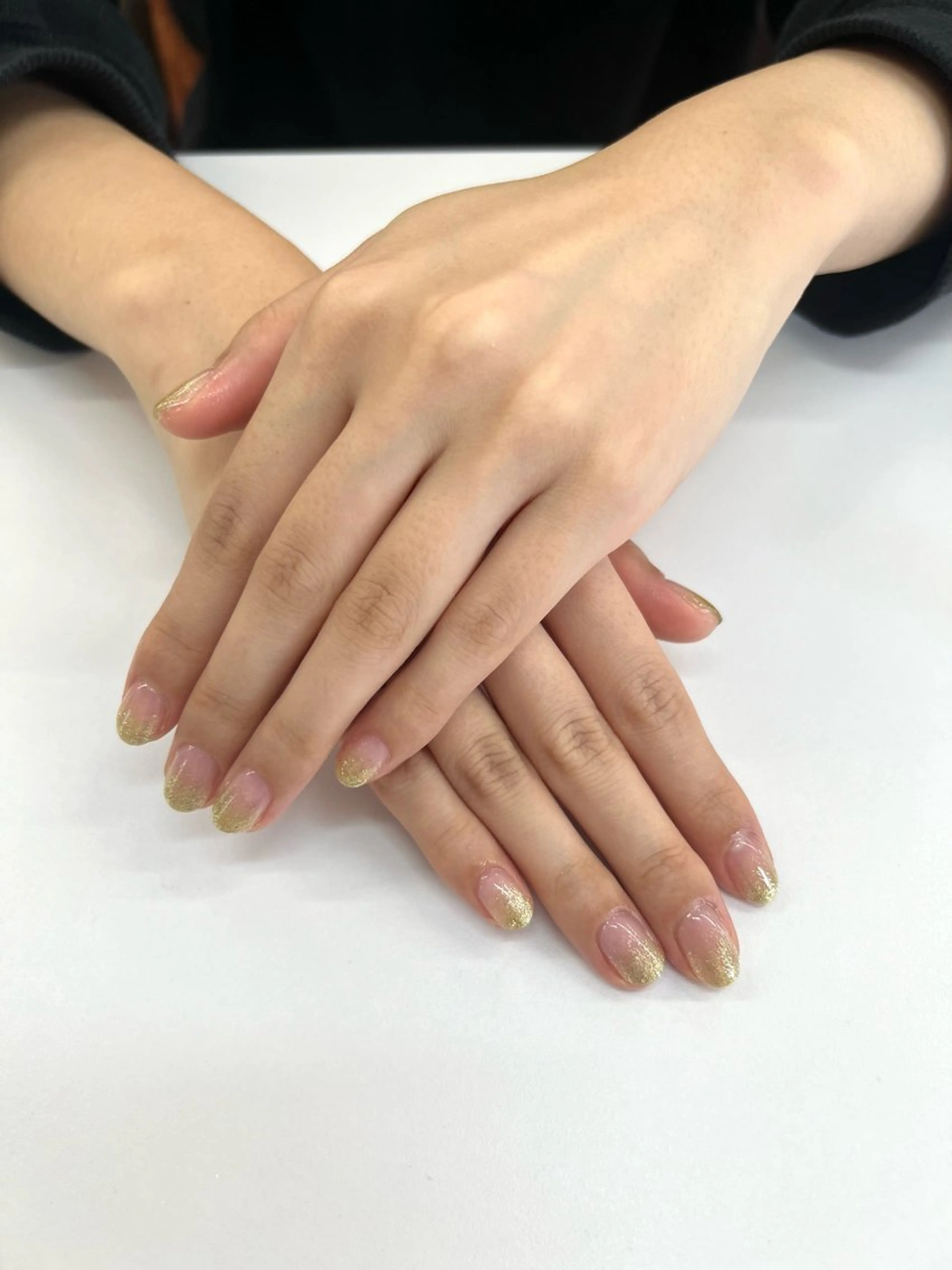 ネイル ラメ(グリッター) ラメグラデーション Tsuneyama yukaのネイルデザイン