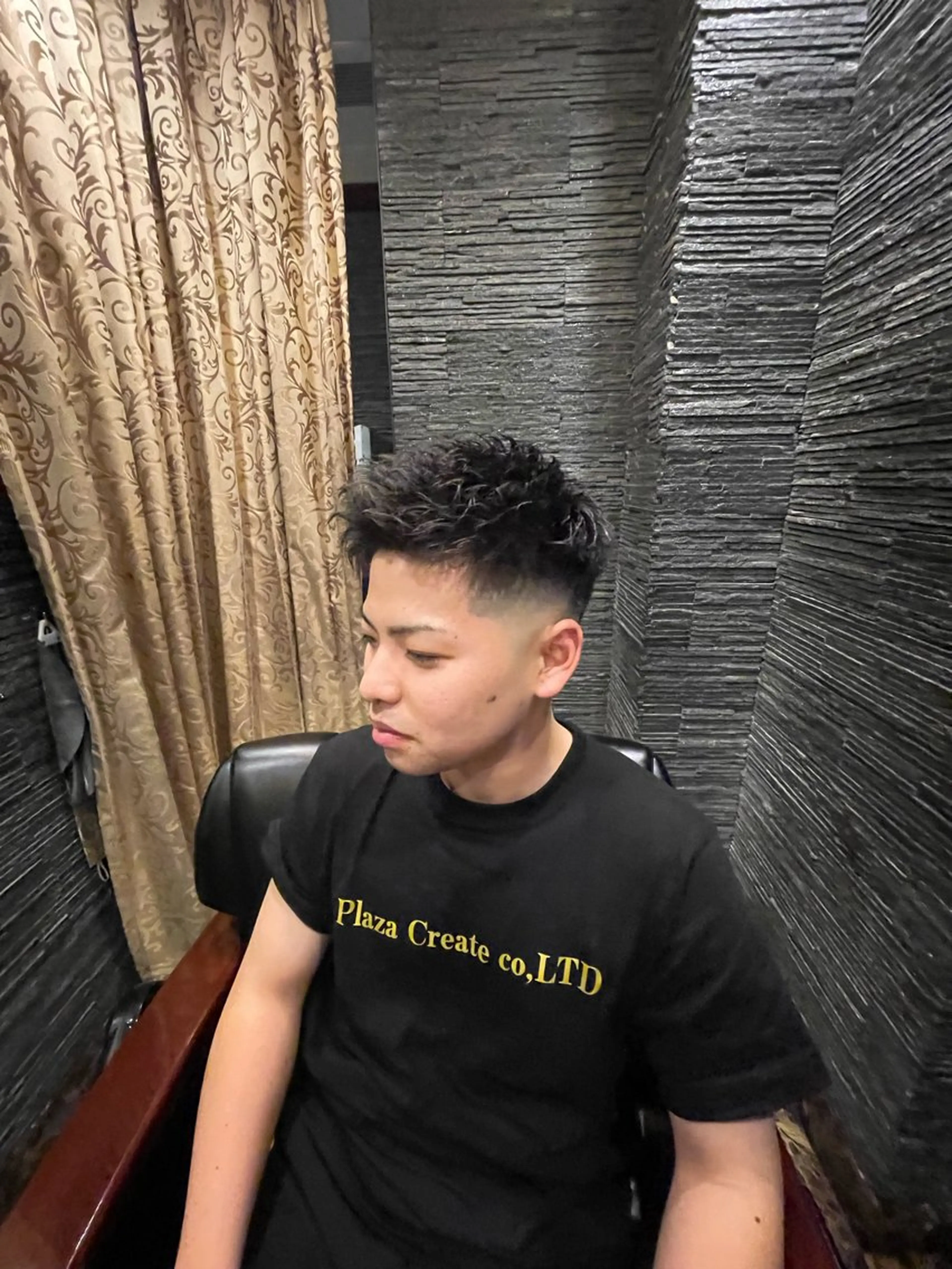 ショート メンズ HIRO GINZA barber shop 横浜店所属・ヒロ銀座　無料 フェード　細内のヘアスタイル