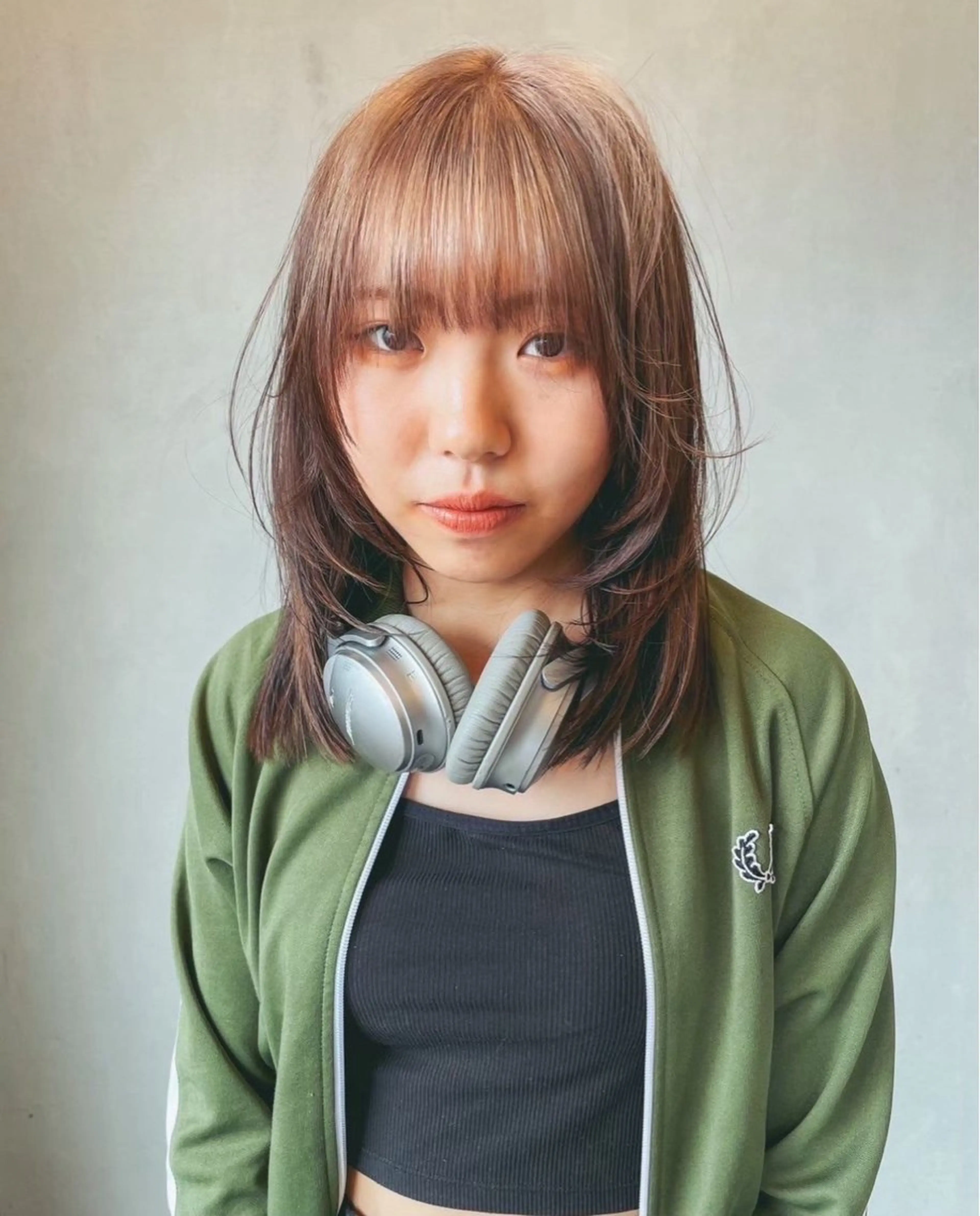 ミディアム 草野ゆずき⌇縮毛矯正 ⌇レイヤー⌇ボブ🕊のヘアスタイル