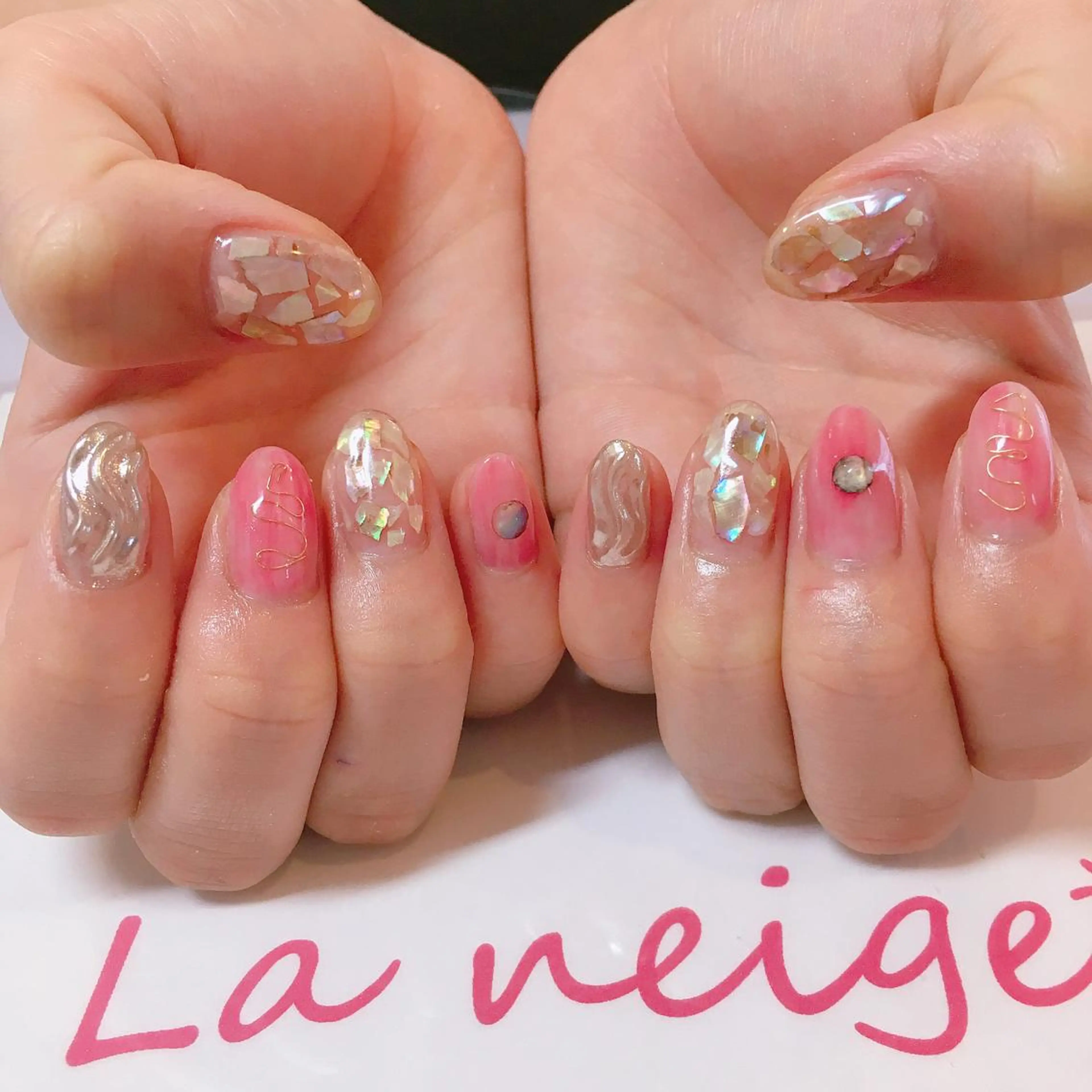 ネイル La neige* yuki 🥯🍑のネイルデザイン