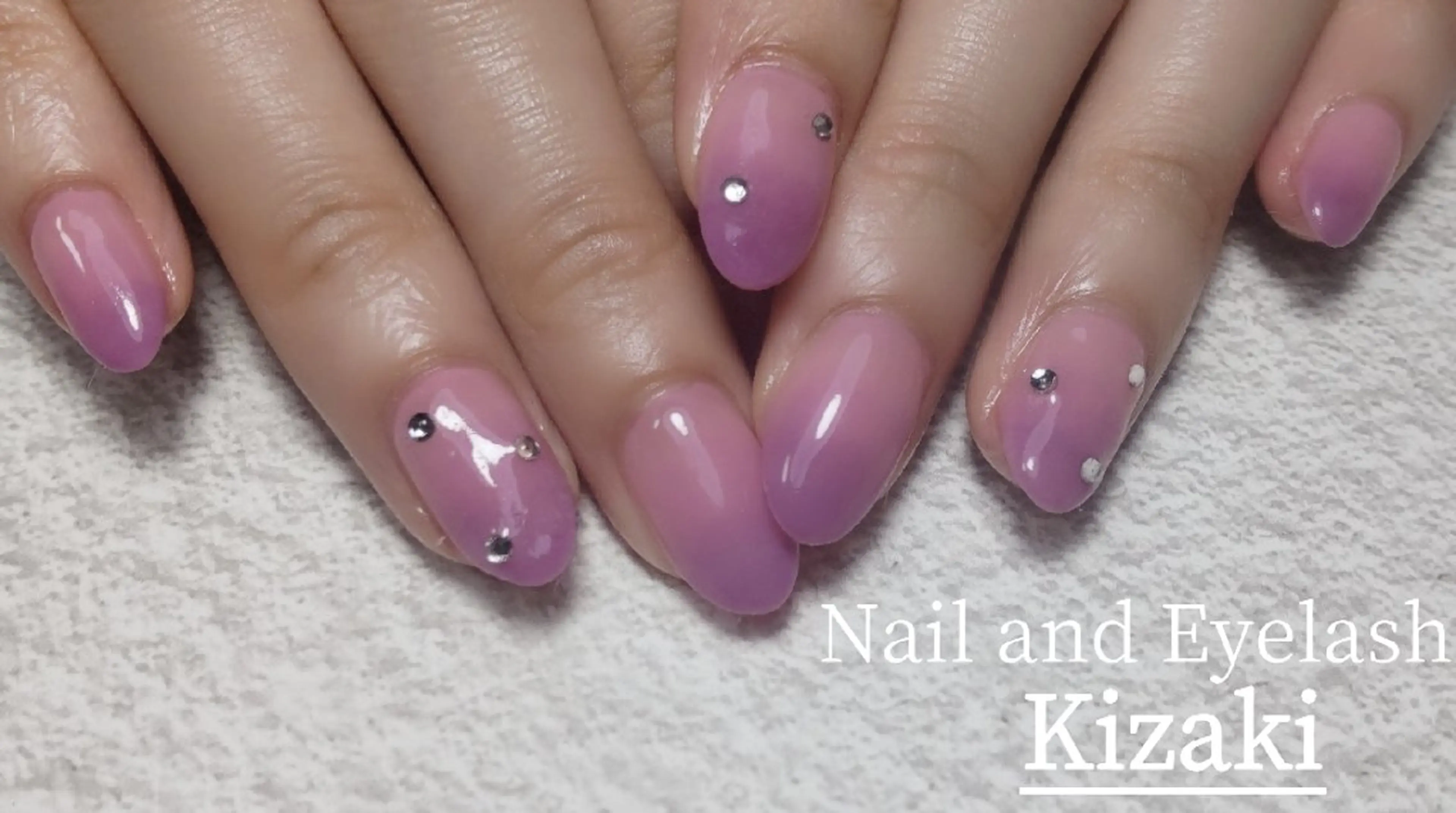 ミディアム ハンドネイル Kizaki.. Saoriのマツエク・マツパデザイン