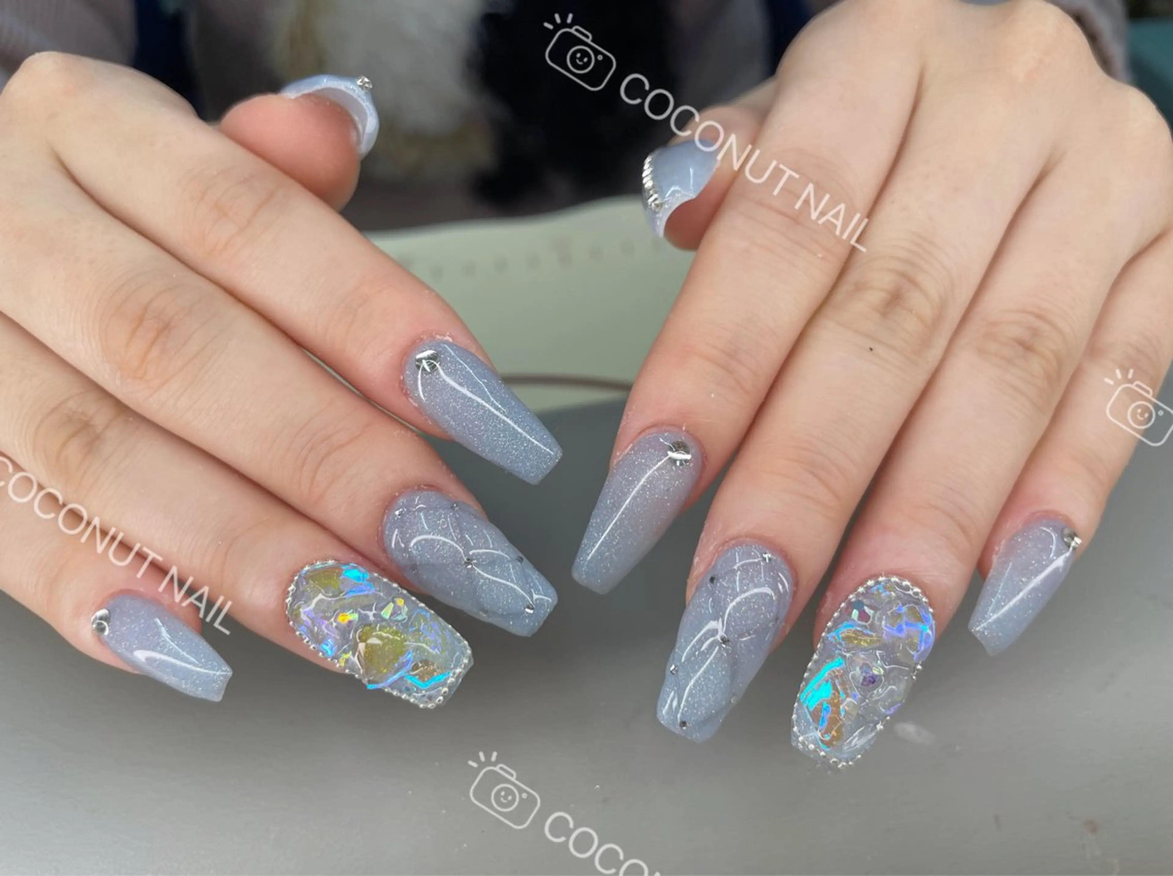 ネイル ハンドネイル 神田 ココナッツのネイルデザイン