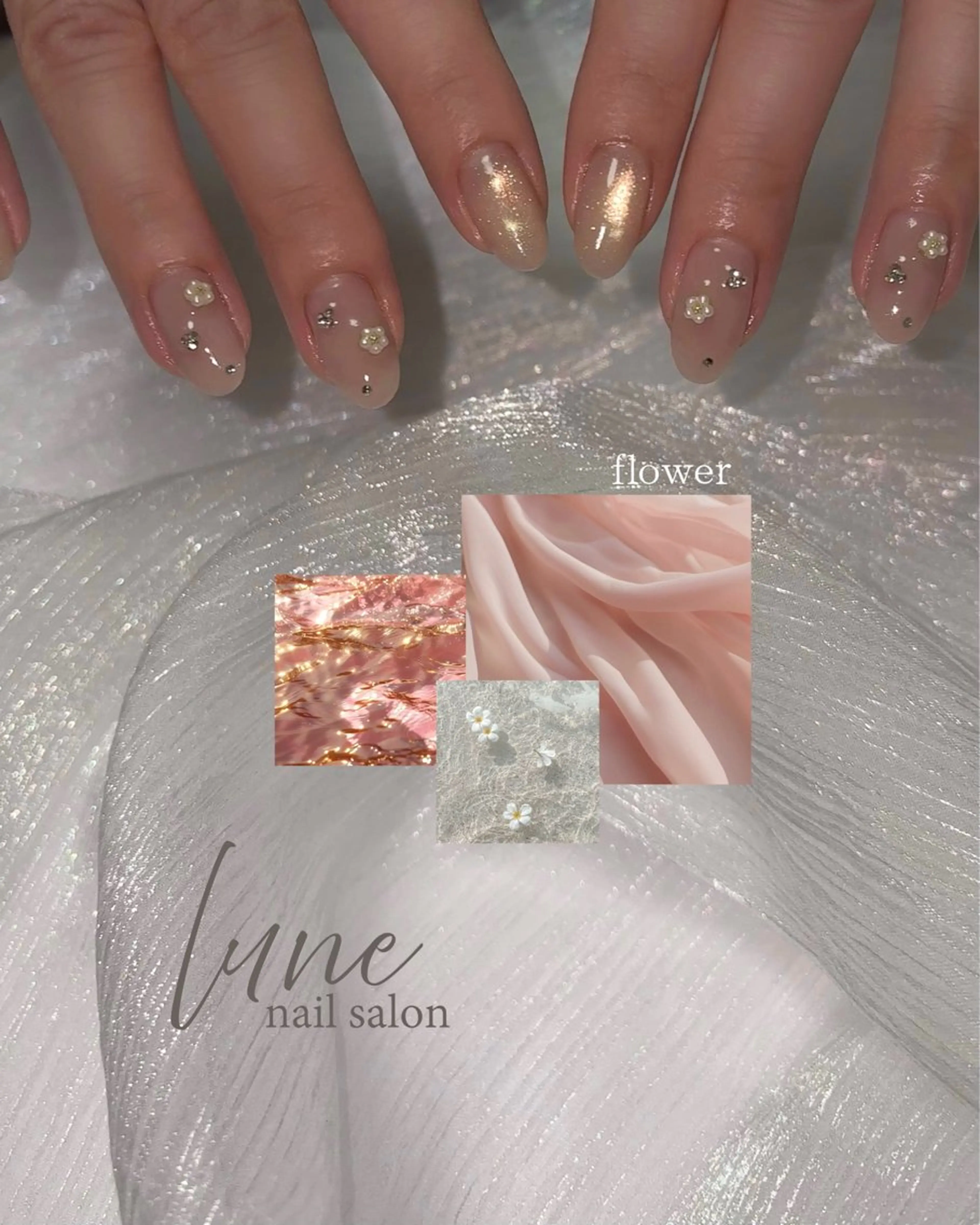 ネイル マグネットネイル ハンドネイル nail salon luneのネイルデザイン