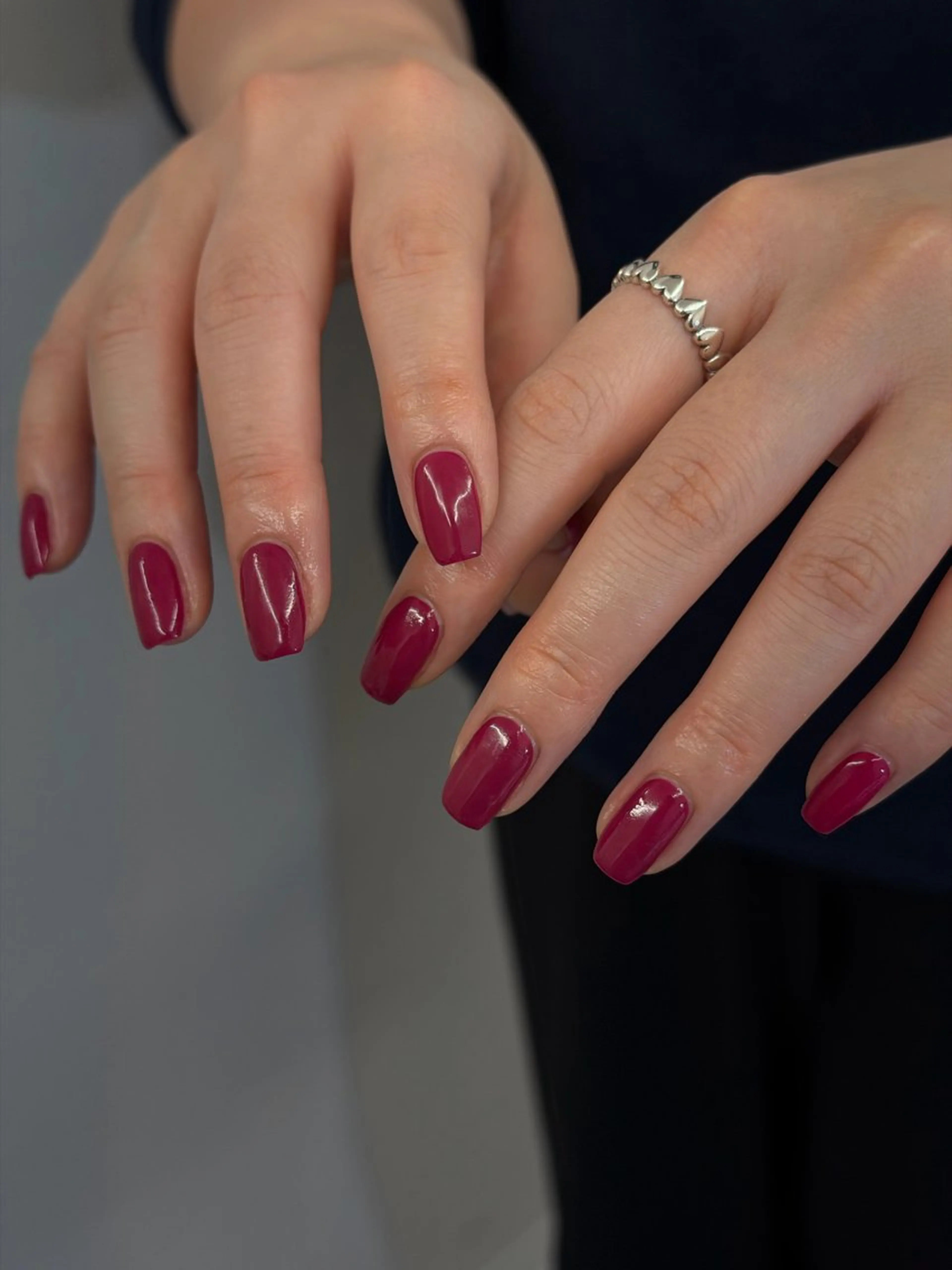 ネイル ジェルネイル マグネットネイル ニュアンスネイル ワンカラーネイル パラジェル ハンドネイル ハンドケア Bana_ Nailのネイルデザイン