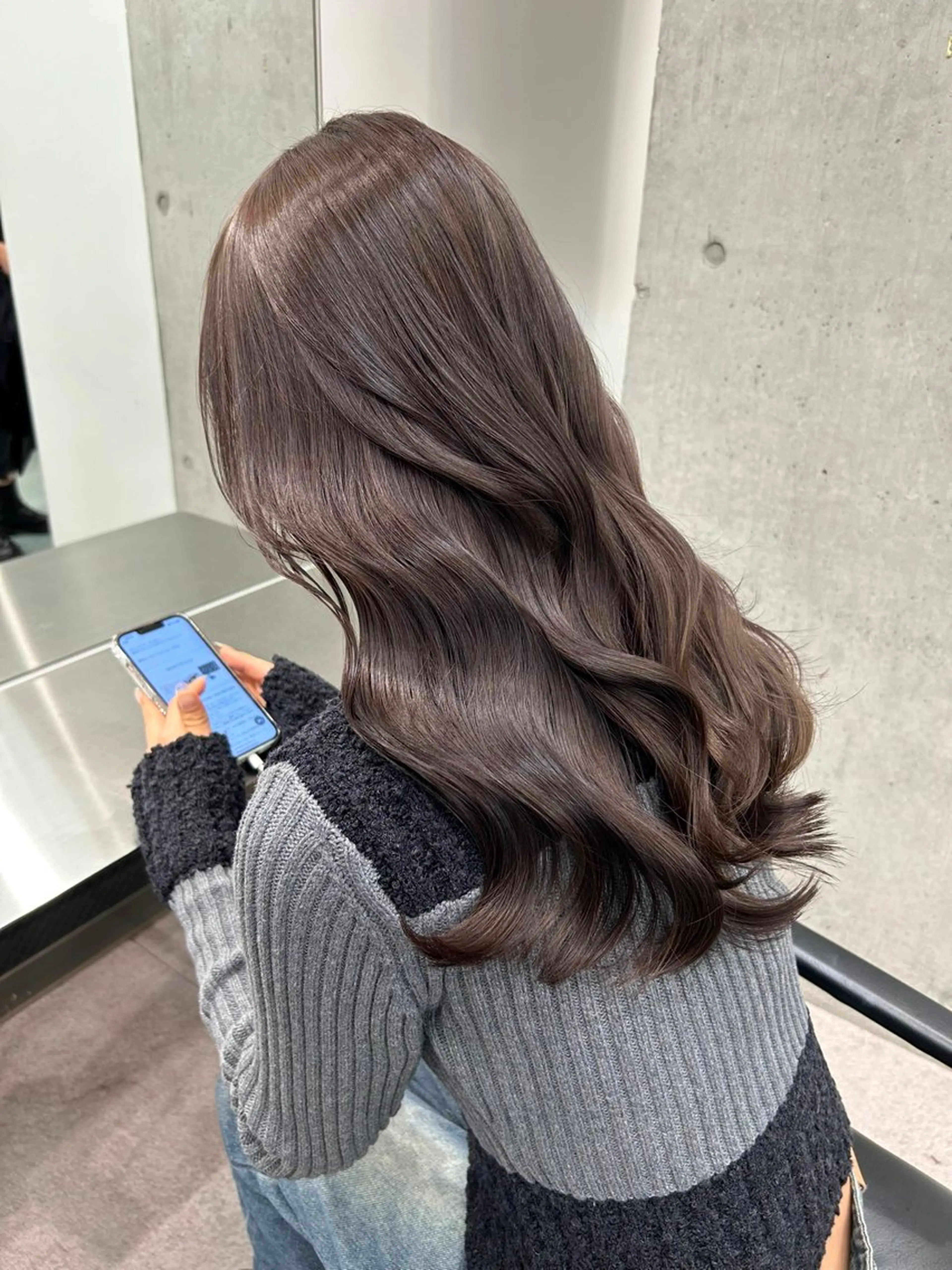 ロング カラー 藤平海音/fifth PARKのヘアスタイル