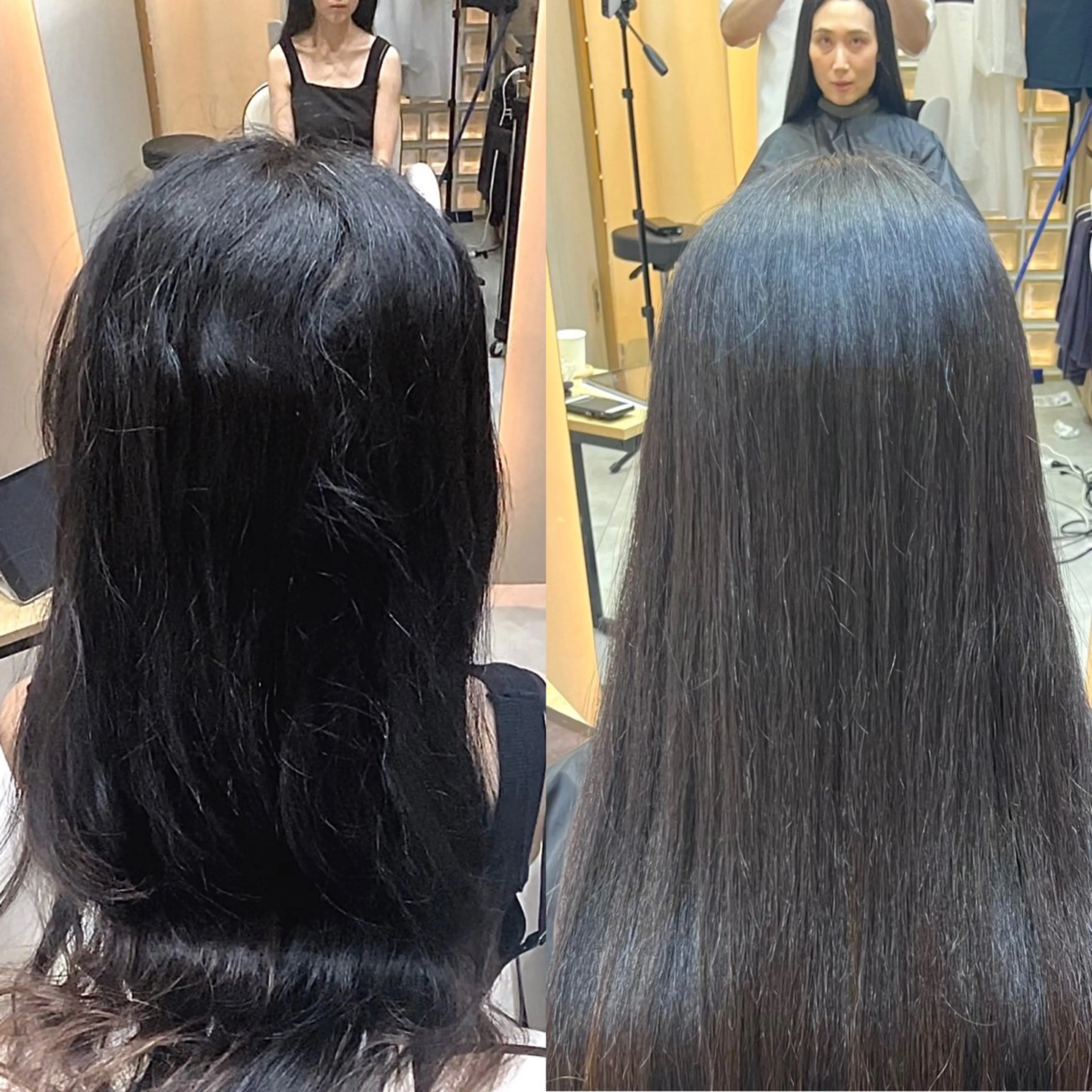 ロング 縮毛矯正 Soleriaソレリア所属・おしゃれ染めで白髪を 染める/山口玲緒奈のヘアスタイル