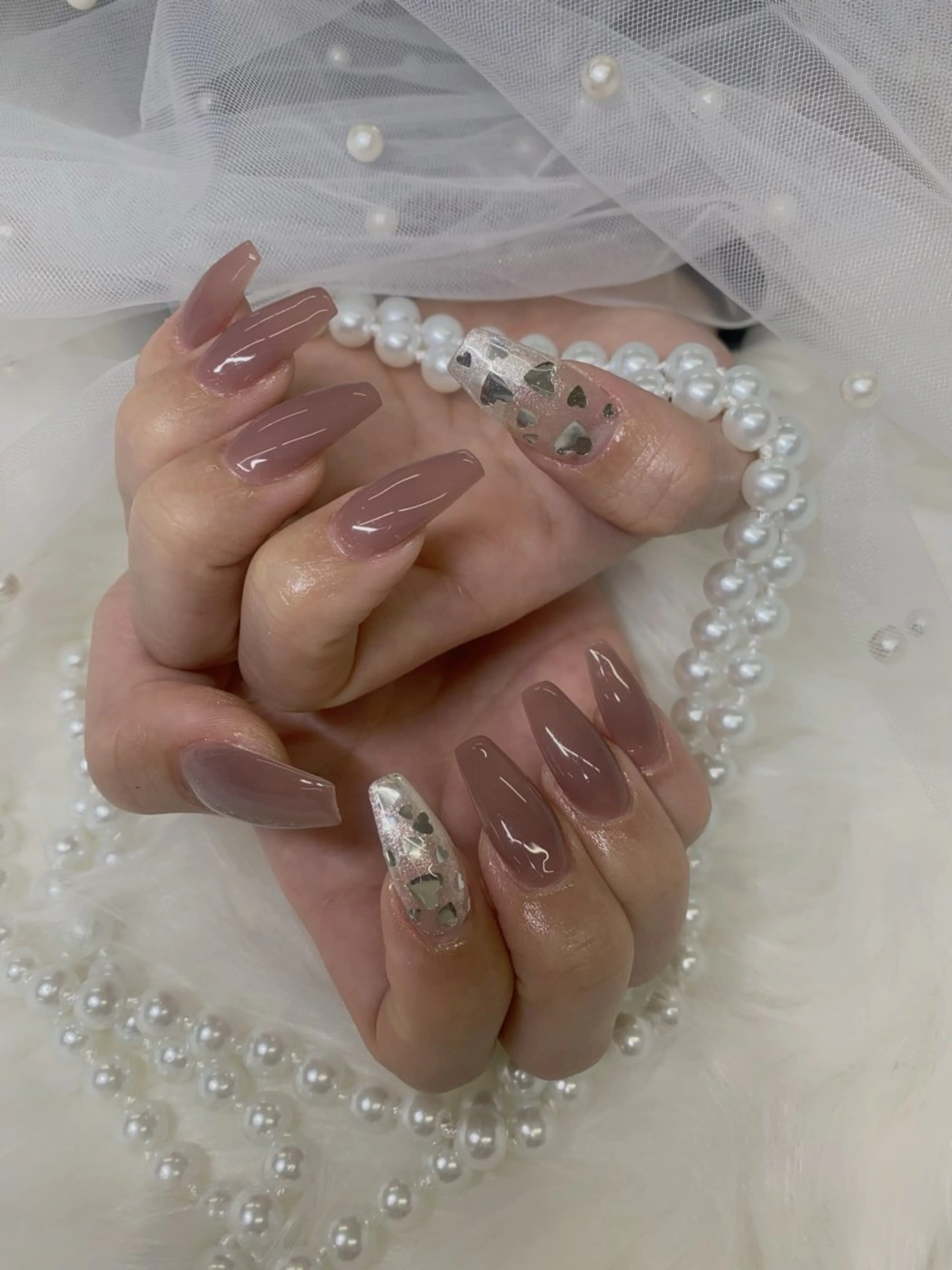 ネイル ハンドネイル ETERNA Nail 銀座店【パラジェル/フィルイン/チップ長さだし/マグネット/ニュアンス】所属・ア カリのネイルデザイン